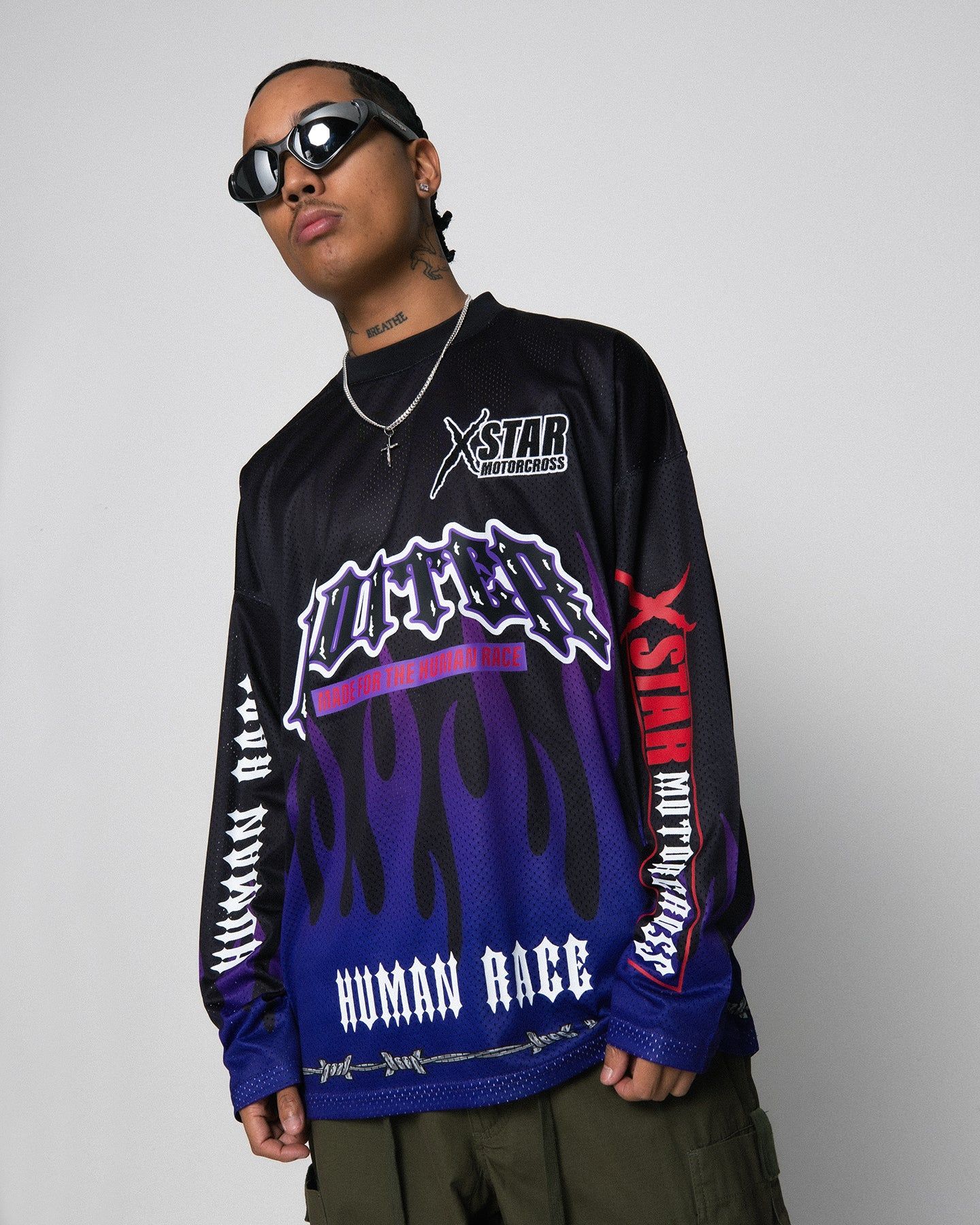 Loiter Motorcross Crewneck Black sold by Culture Kings product image thumbnail 3
