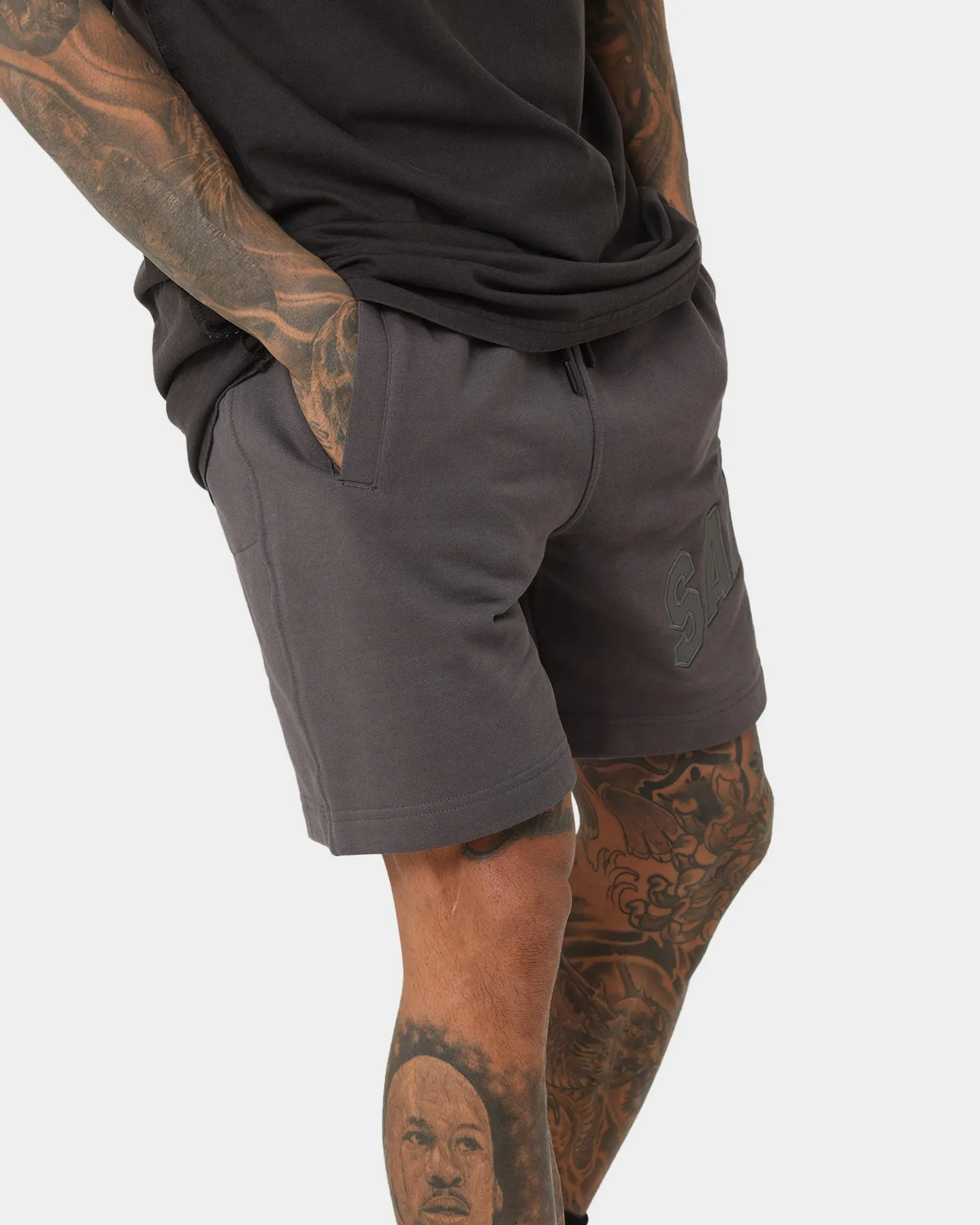 Saint Morta Kingdom Sweat Shorts Grey sold by Culture Kings product image thumbnail 3