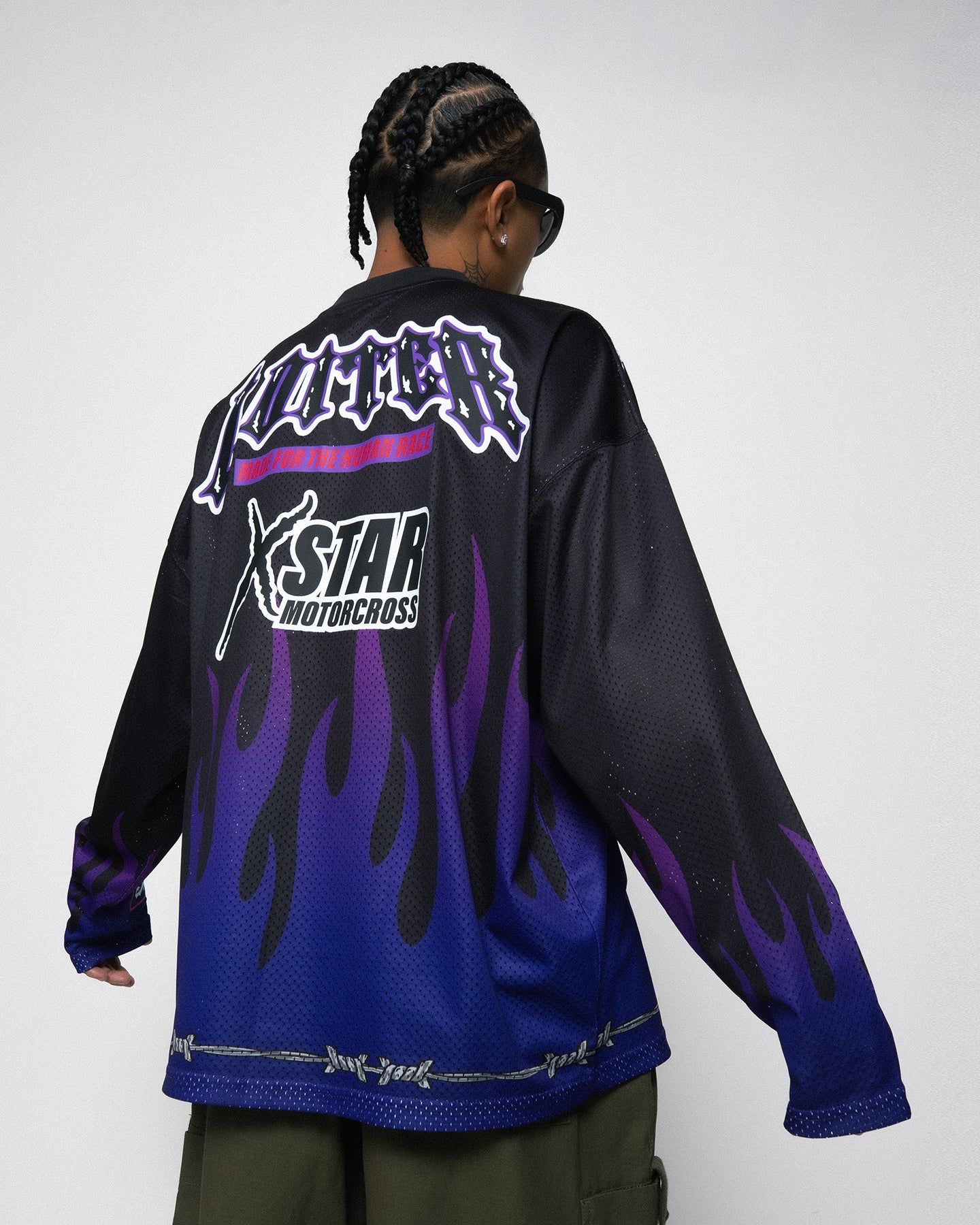 Loiter Motorcross Crewneck Black sold by Culture Kings product image thumbnail 2