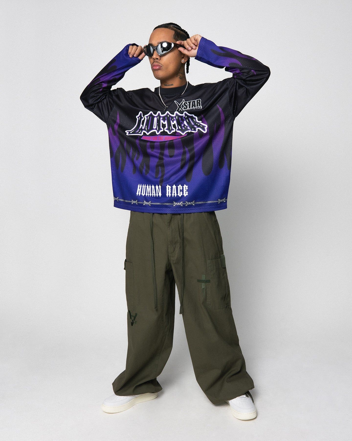 Loiter Motorcross Crewneck Black sold by Culture Kings