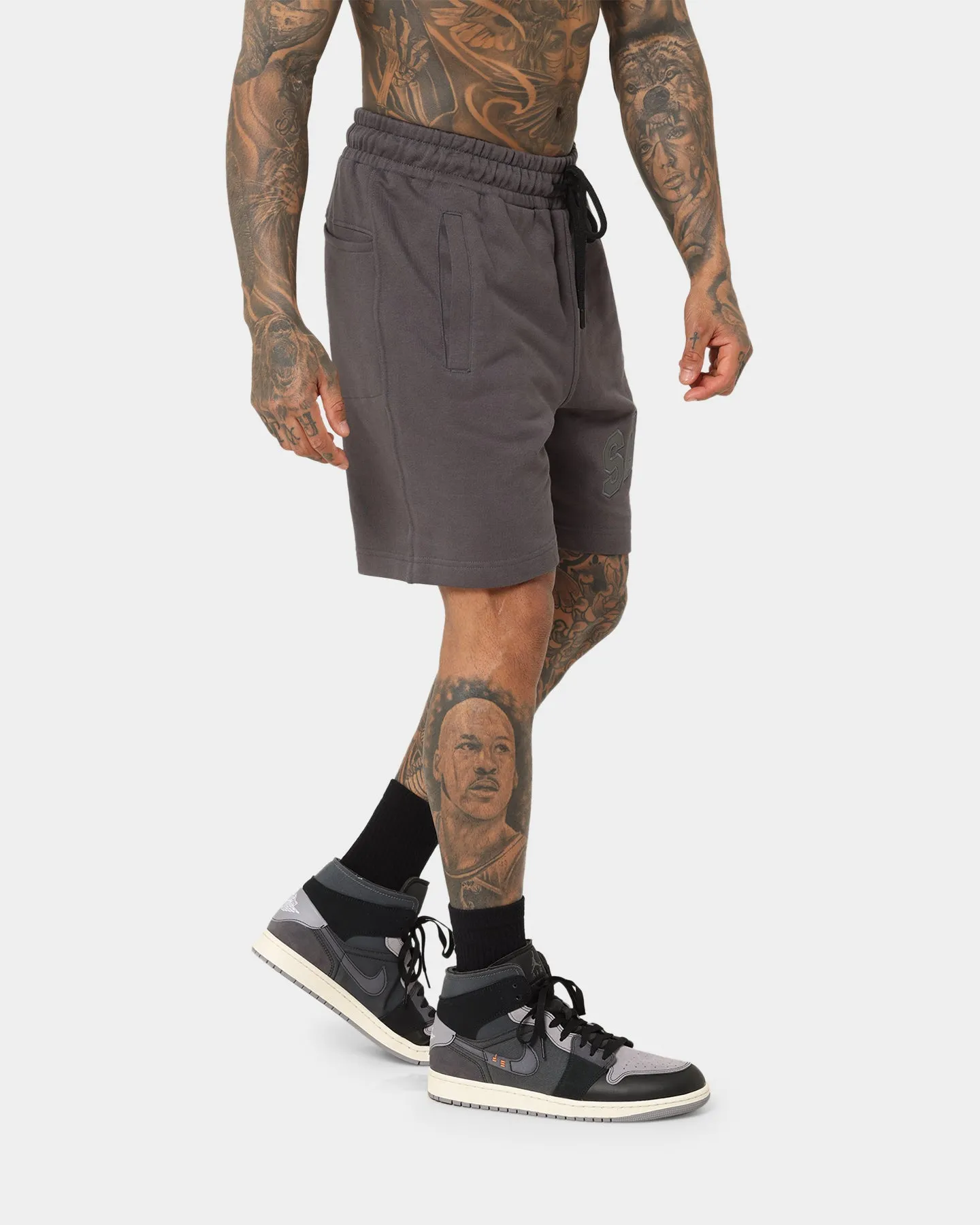 Saint Morta Kingdom Sweat Shorts Grey sold by Culture Kings product image thumbnail 5
