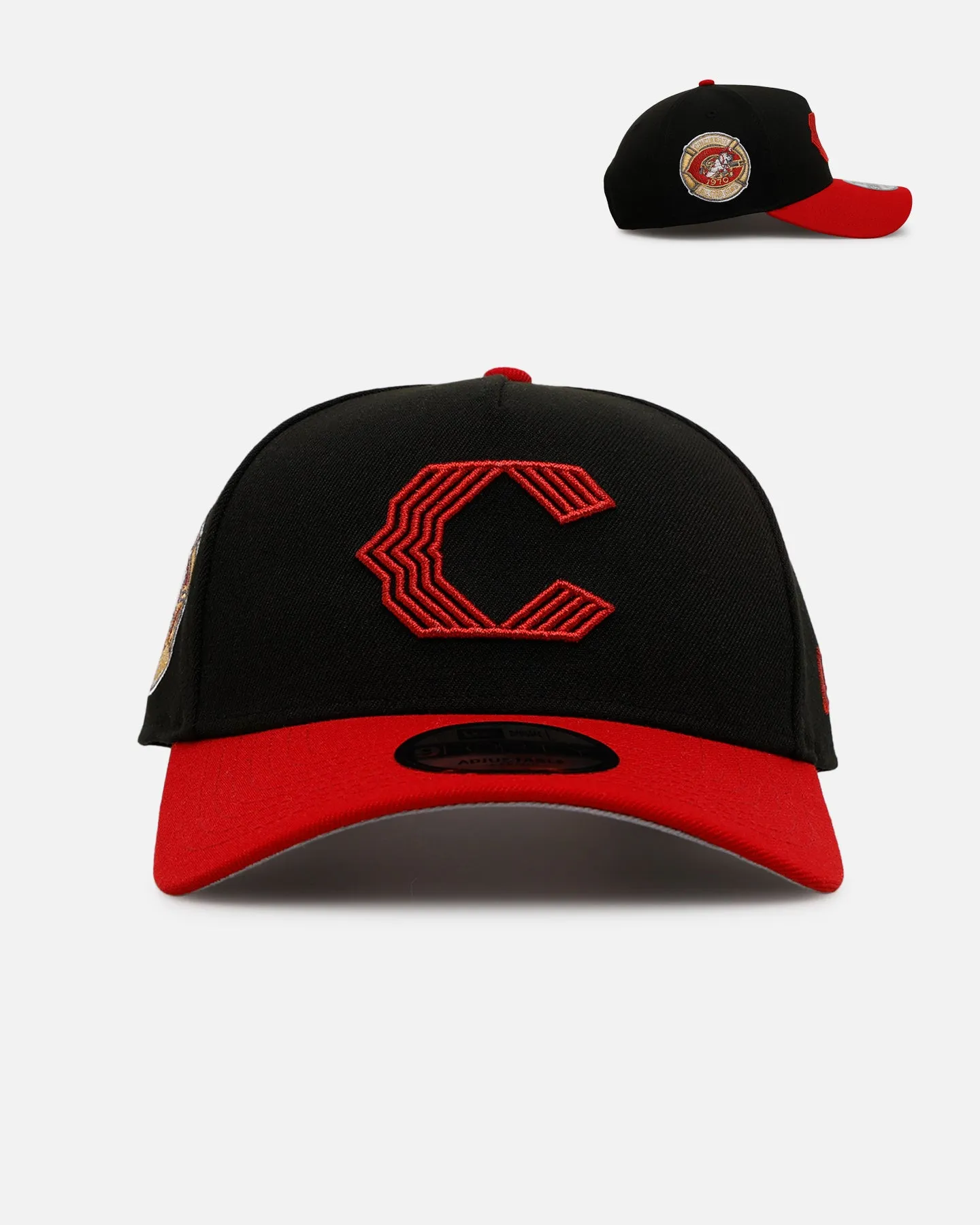 New Era Cincinnati Reds 'Metallic City Connect' 9FORTY A-Frame Snapback Official Team Color sold by Culture Kings
