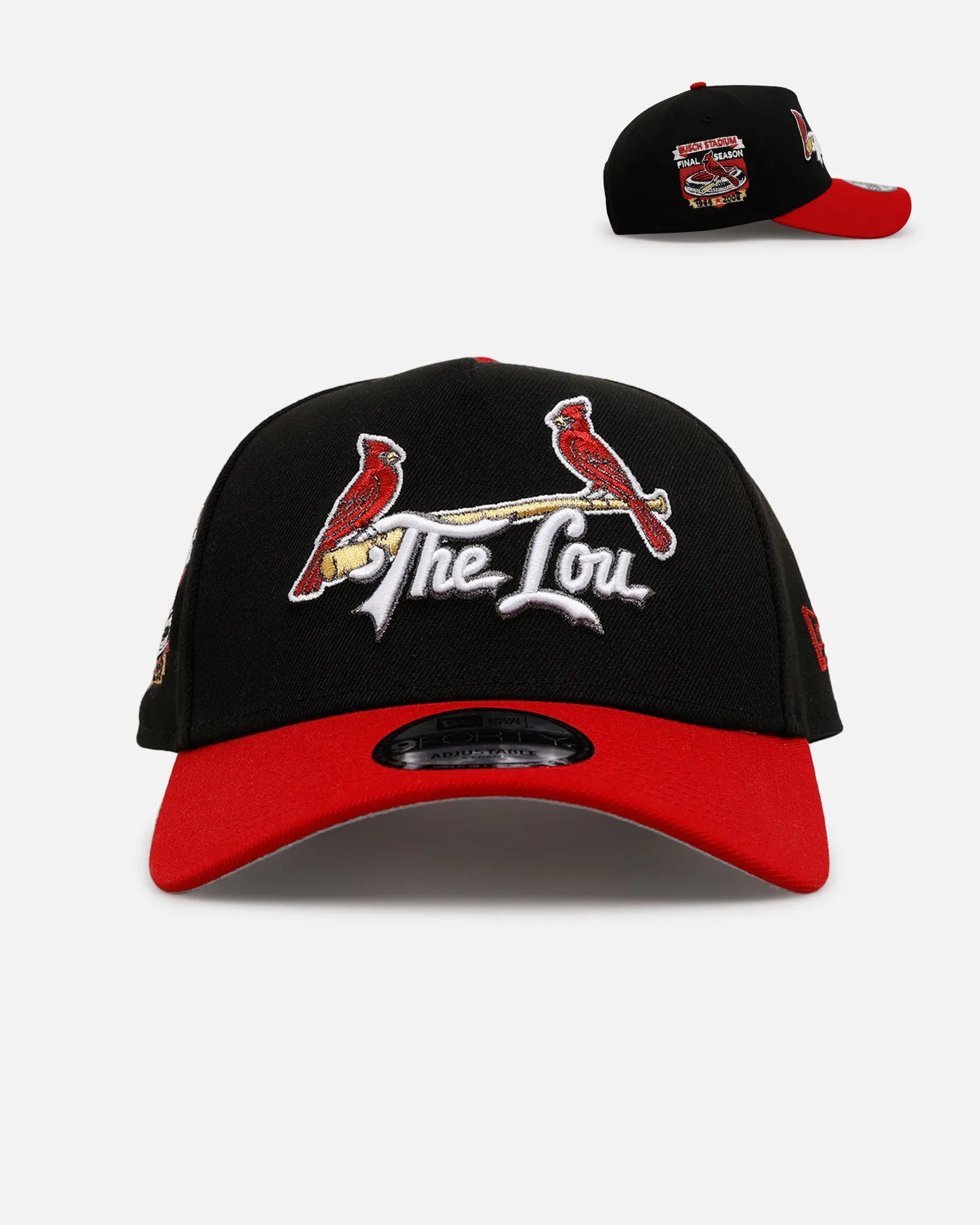 New Era St. Louis Cardinals 'Metallic City Connect' 9FORTY A-Frame Snapback Official Team Color sold by Culture Kings