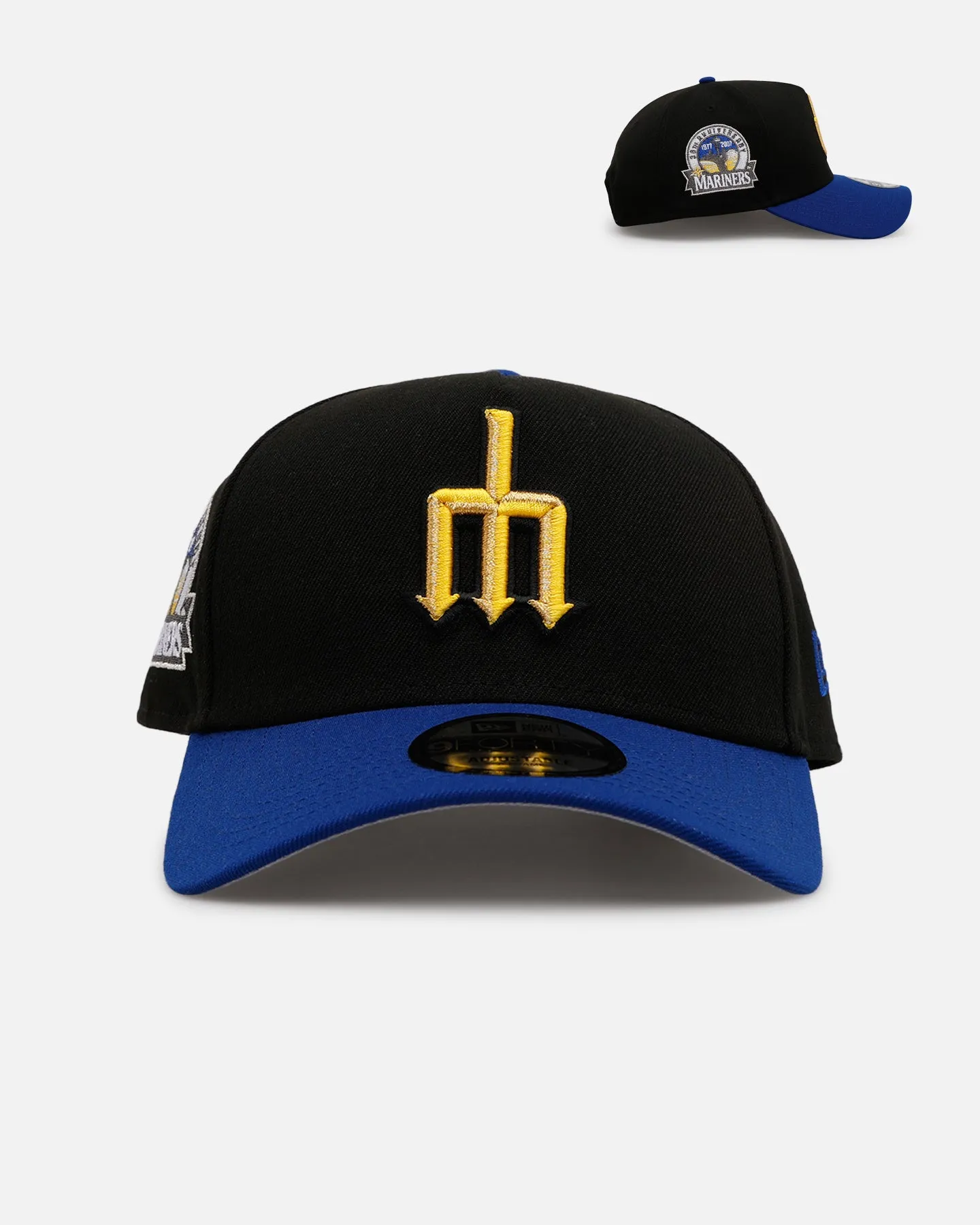 New Era Seattle Mariners 'Metallic City Connect' 9FORTY A-Frame Snapback Official Team Color sold by Culture Kings