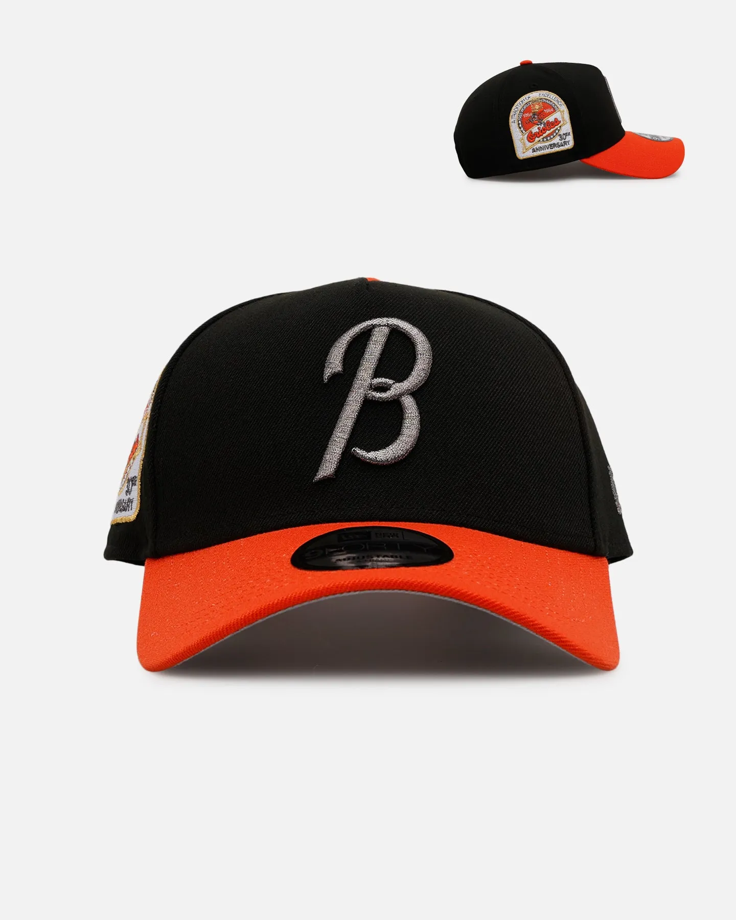 New Era Baltimore Orioles 'Metallic City Connect' 9FORTY A-Frame Snapback Official Team Color sold by Culture Kings