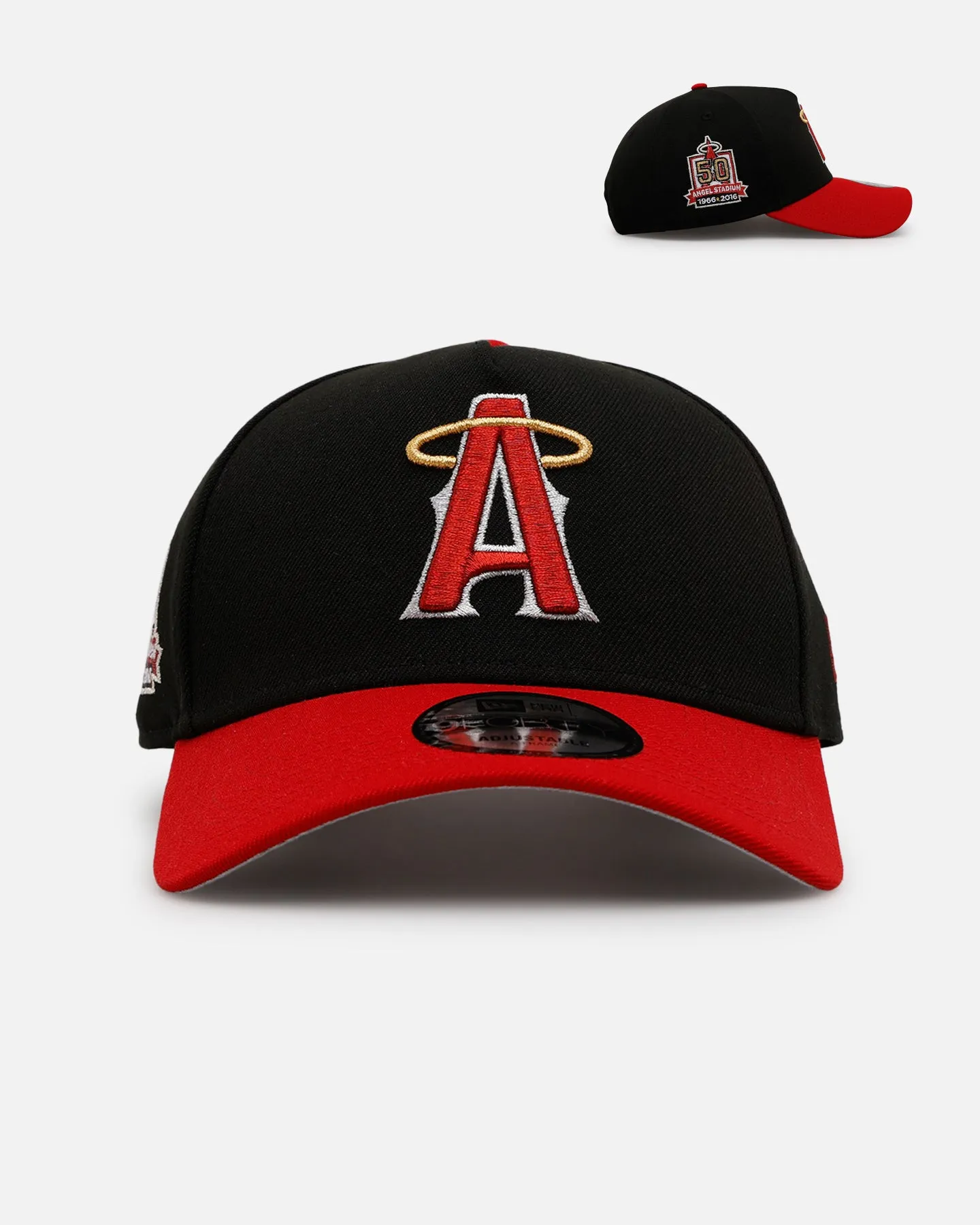 New Era Los Angeles Angels 'Metallic City Connect' 9FORTY A-Frame Snapback Official Team Color sold by Culture Kings