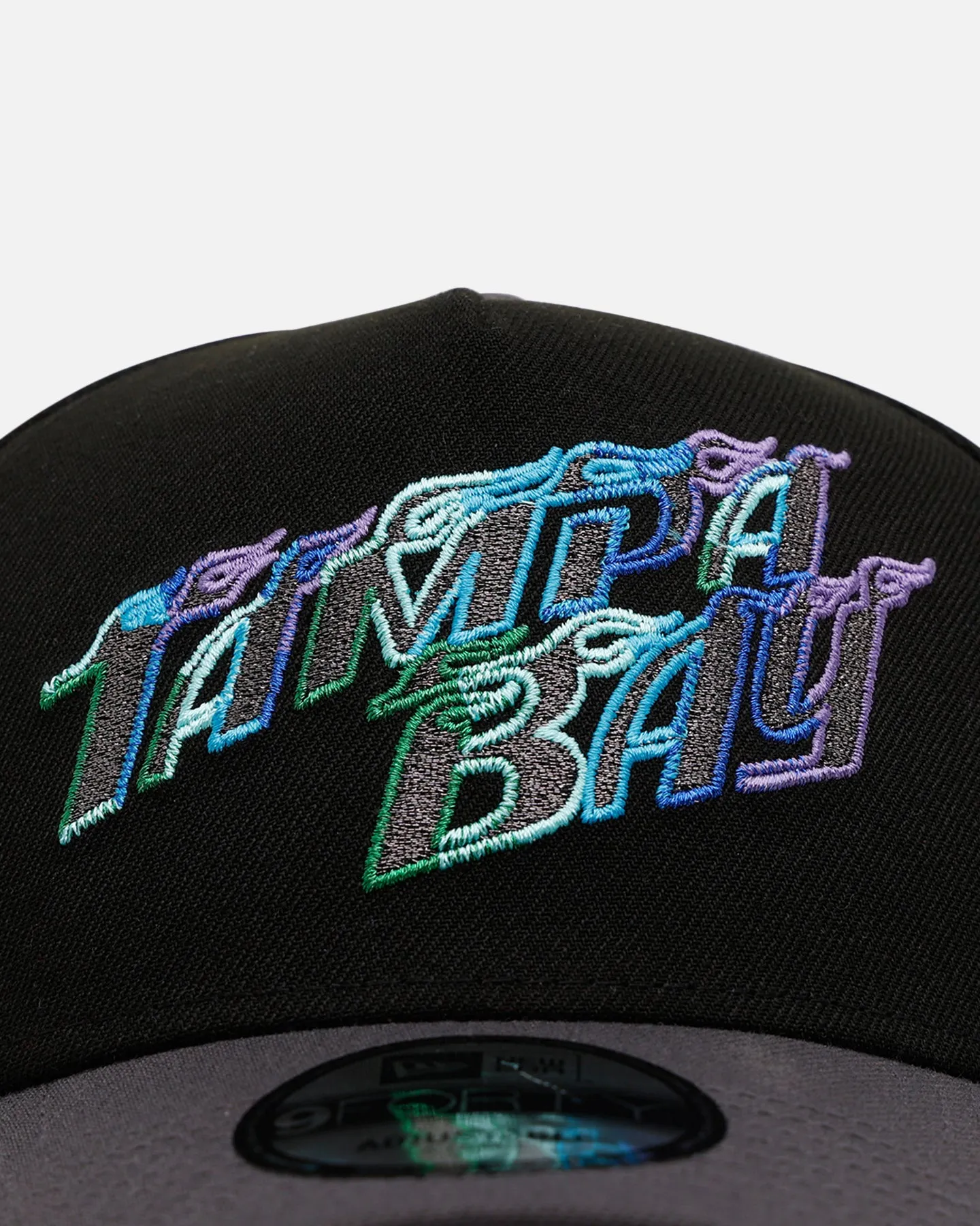 New Era Tampa Bay Rays 'Metallic City Connect' 9FORTY A-Frame Snapback Official Team Color sold by Culture Kings product image thumbnail 5