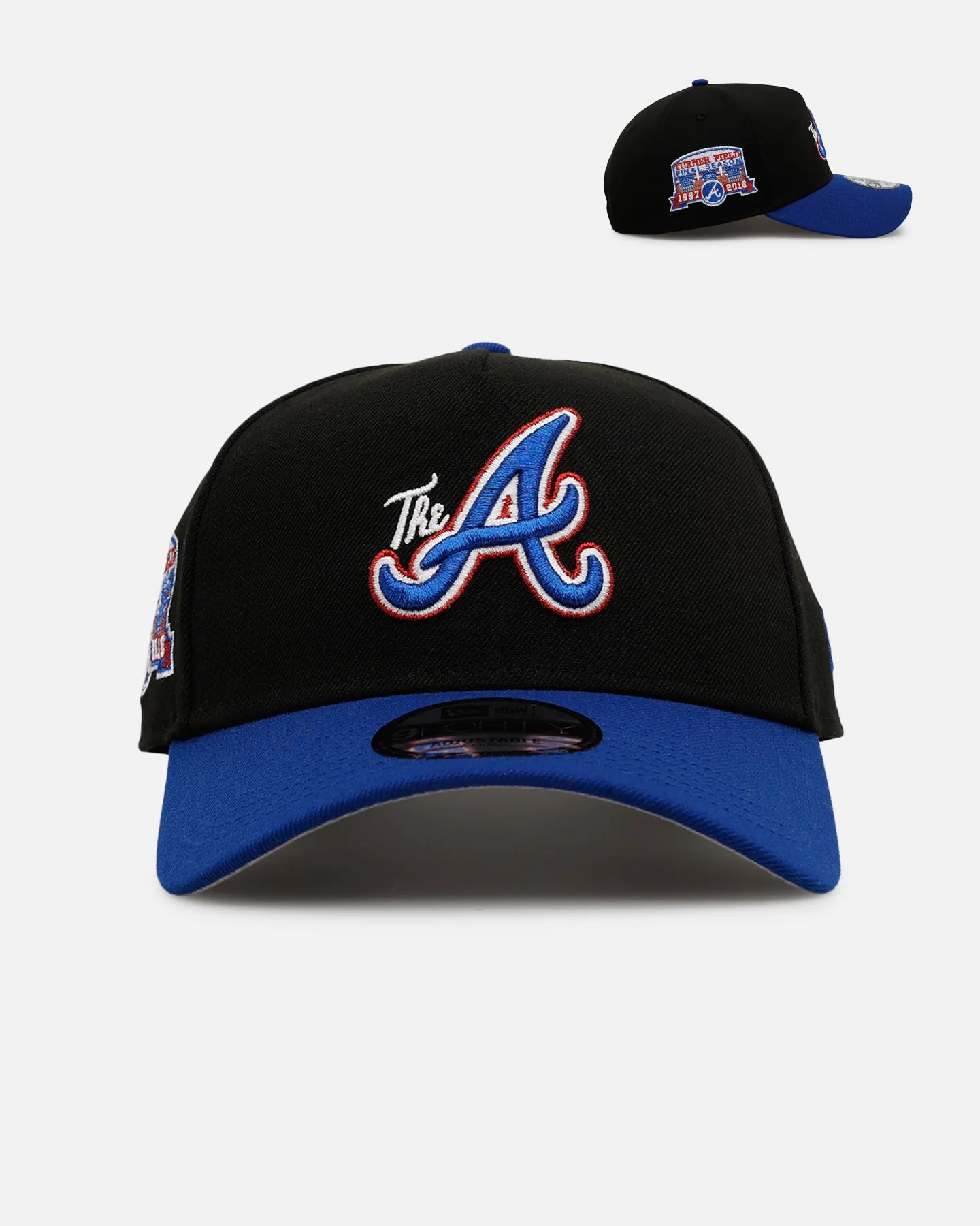 New Era Atlanta Braves 'Metallic City Connect' 9FORTY A-Frame Snapback Official Team Color sold by Culture Kings