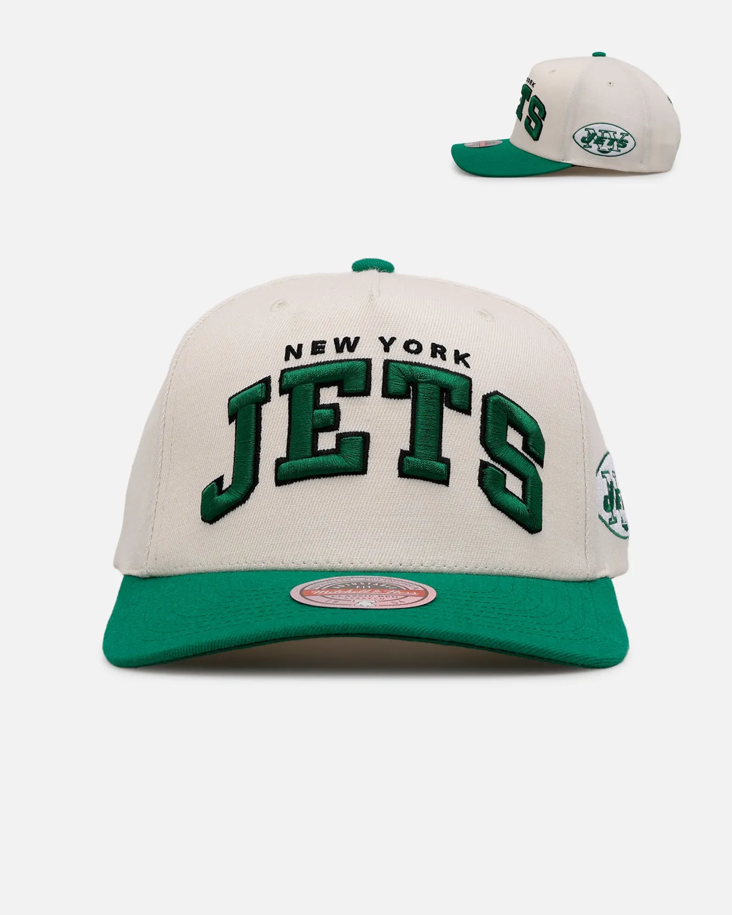 Mitchell & Ness New York Jets 'Vintage NFL' MVP Snapback Natural sold by Culture Kings