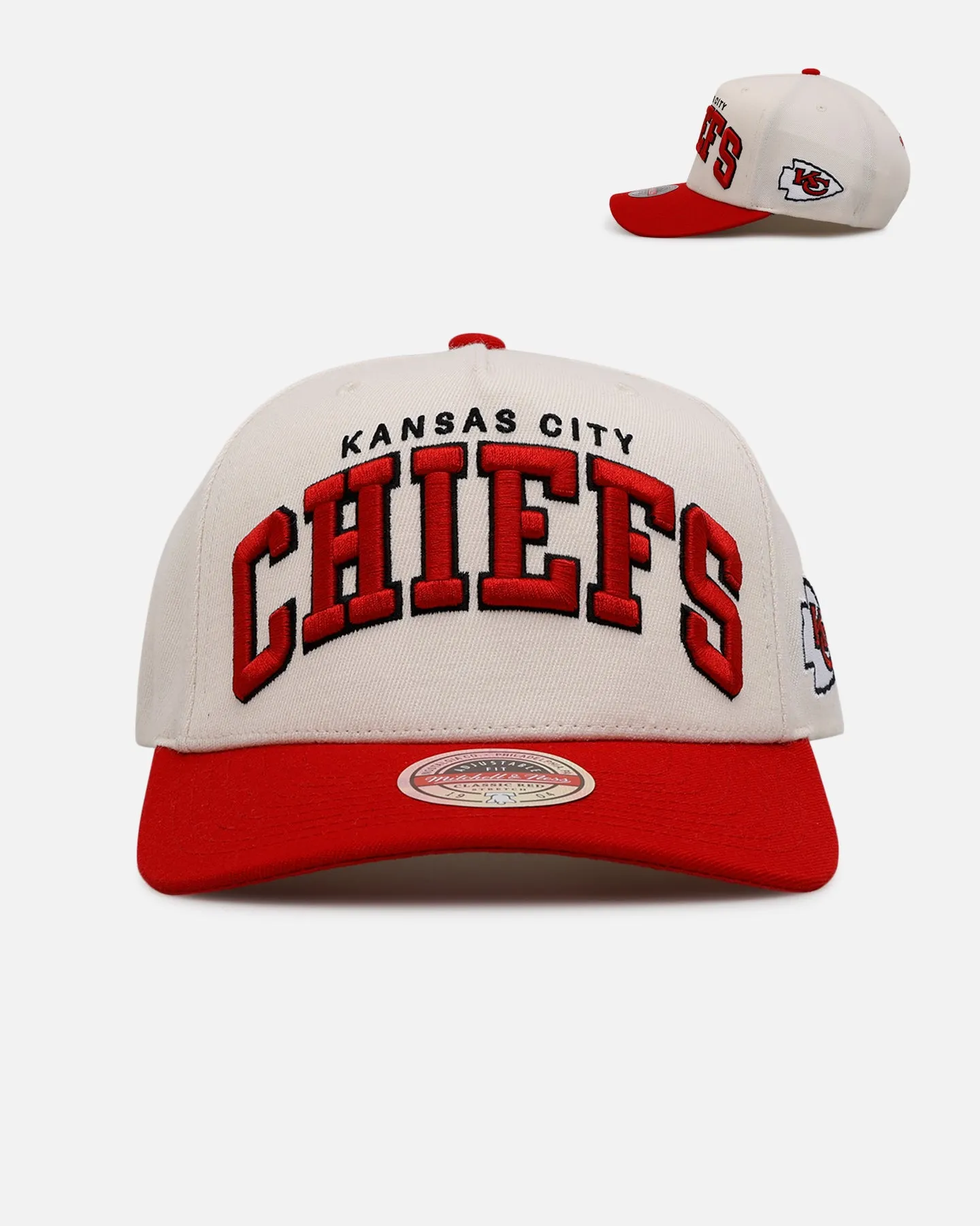 Mitchell & Ness Kansas City Chiefs 'Vintage NFL' MVP Snapback Natural sold by Culture Kings