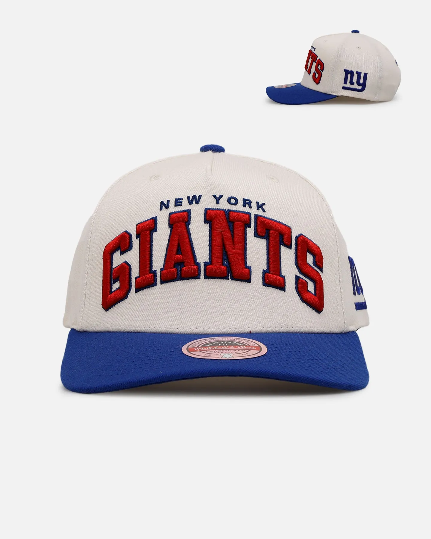 Mitchell & Ness New York Giants 'Vintage NFL' MVP Snapback Natural sold by Culture Kings