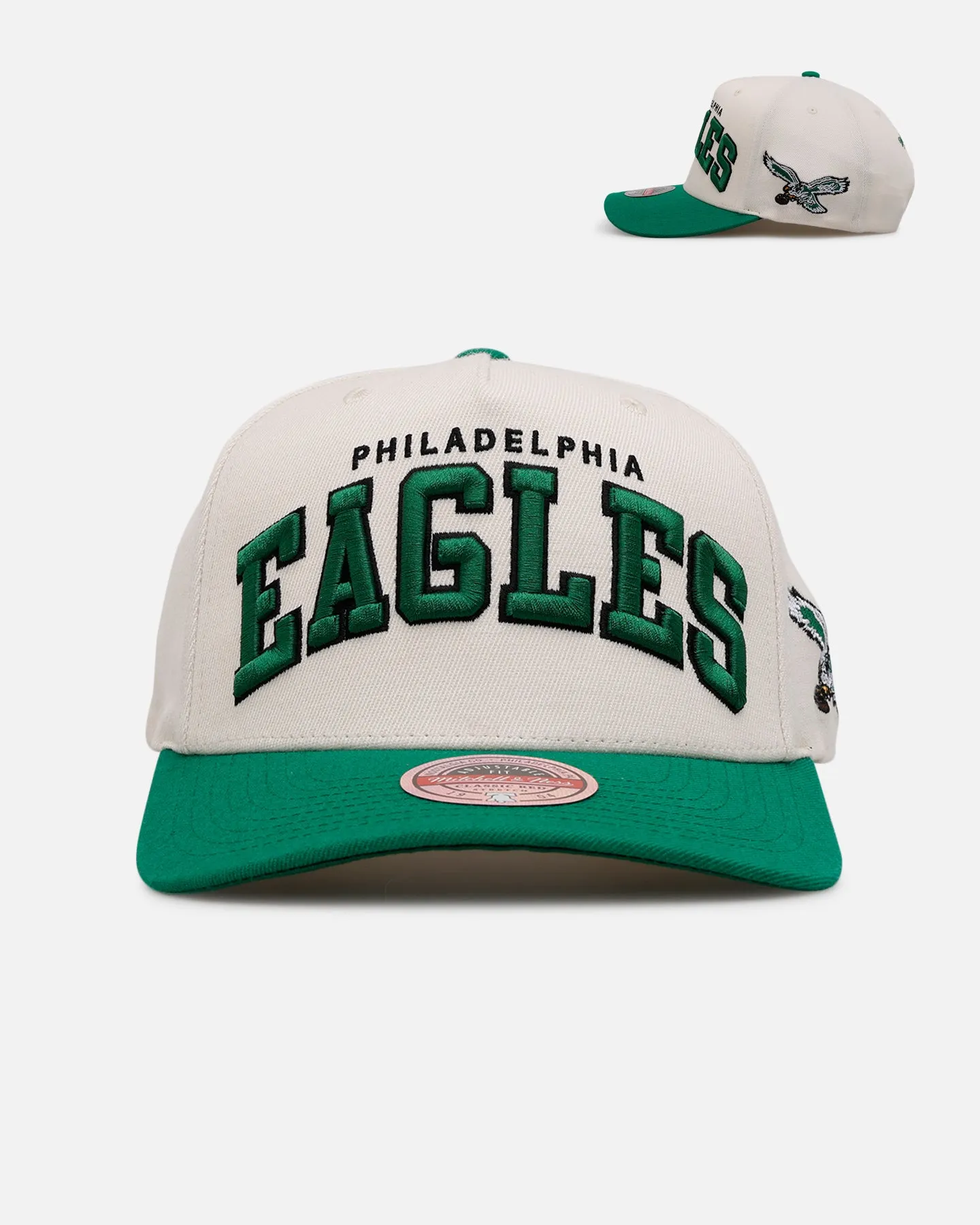 Mitchell & Ness Philadelphia Eagles 'Vintage NFL' MVP Snapback Natural sold by Culture Kings