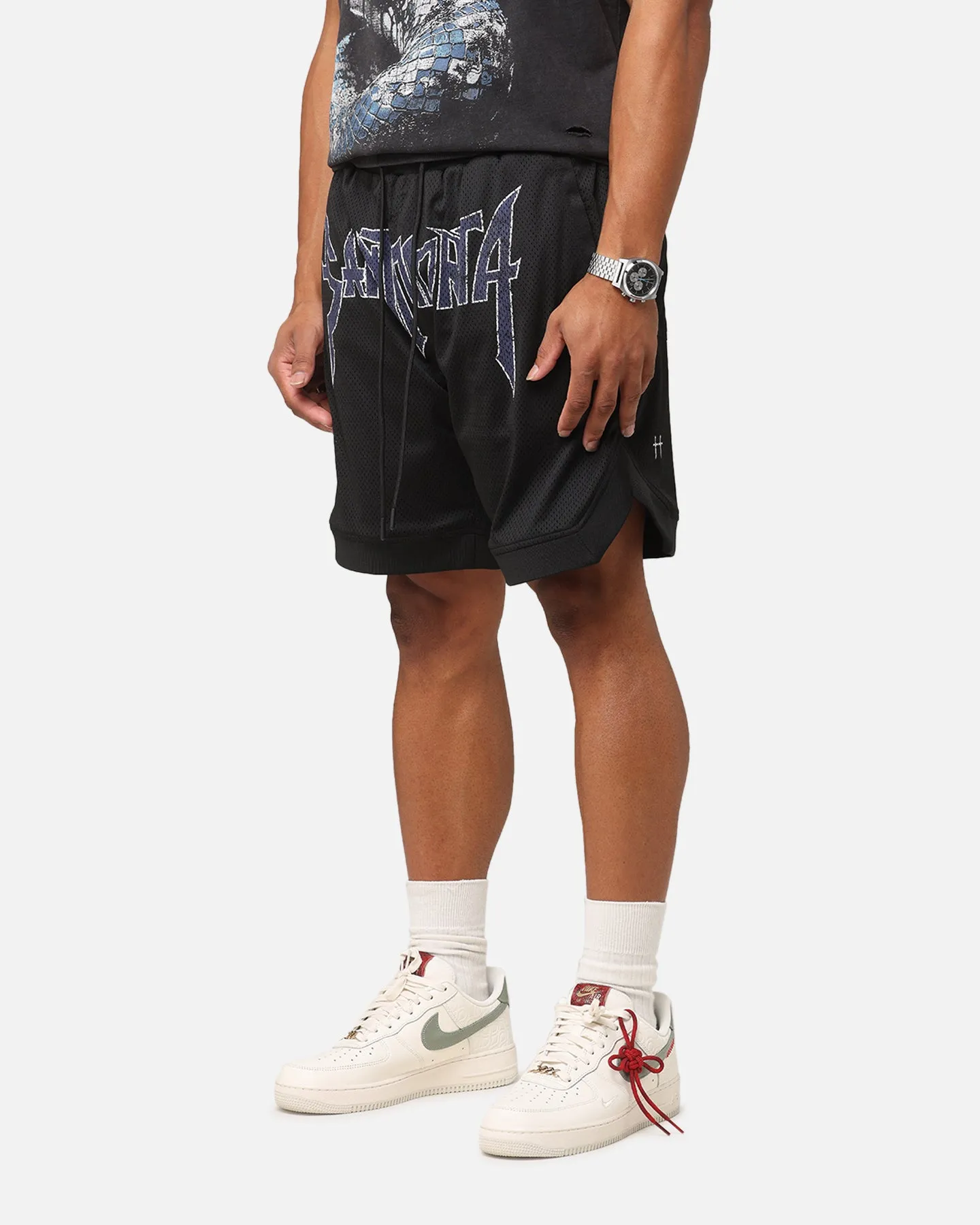 Saint Morta Rise Or Ride Basketball Shorts Black/Purple/White sold by Culture Kings product image thumbnail 5