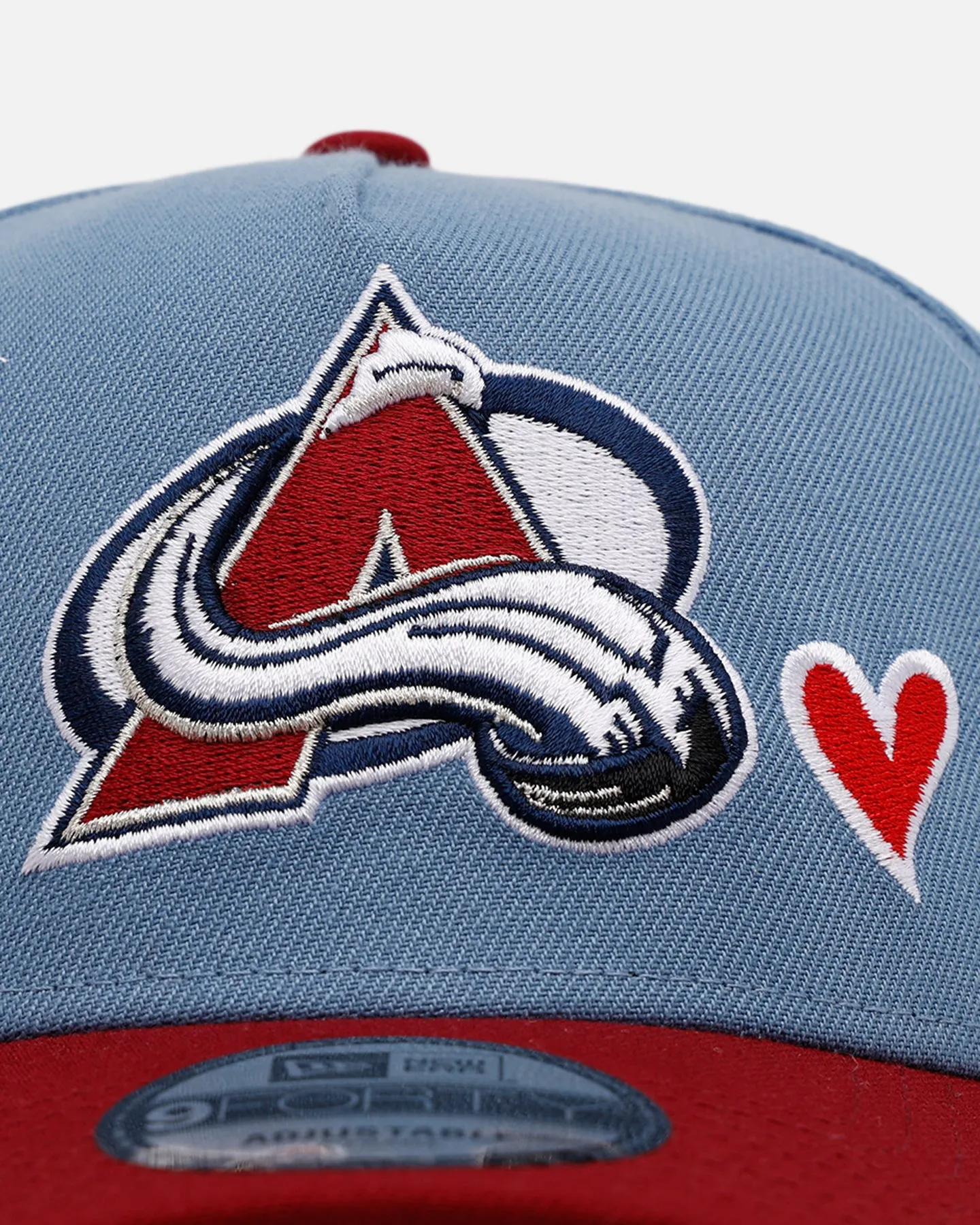 New Era Colorado Avalanche 'Team Color Hearts' 9FORTY A-Frame Snapback Official Team Color sold by Culture Kings product image thumbnail 5