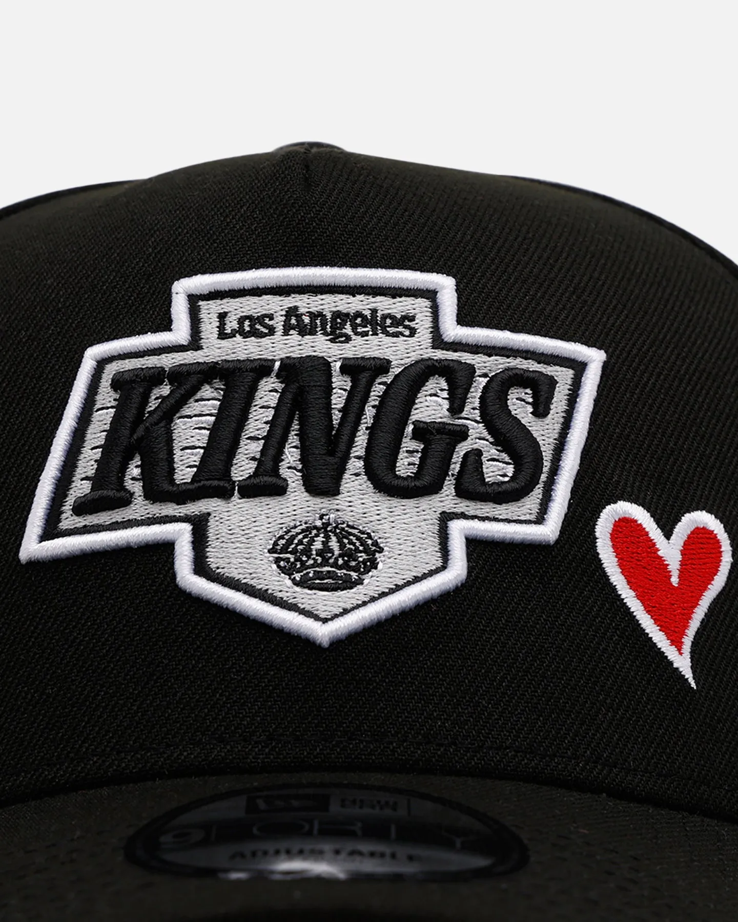 New Era Los Angeles Kings 'Team Color Hearts' 9FORTY A-Frame Snapback Official Team Color sold by Culture Kings product image thumbnail 5