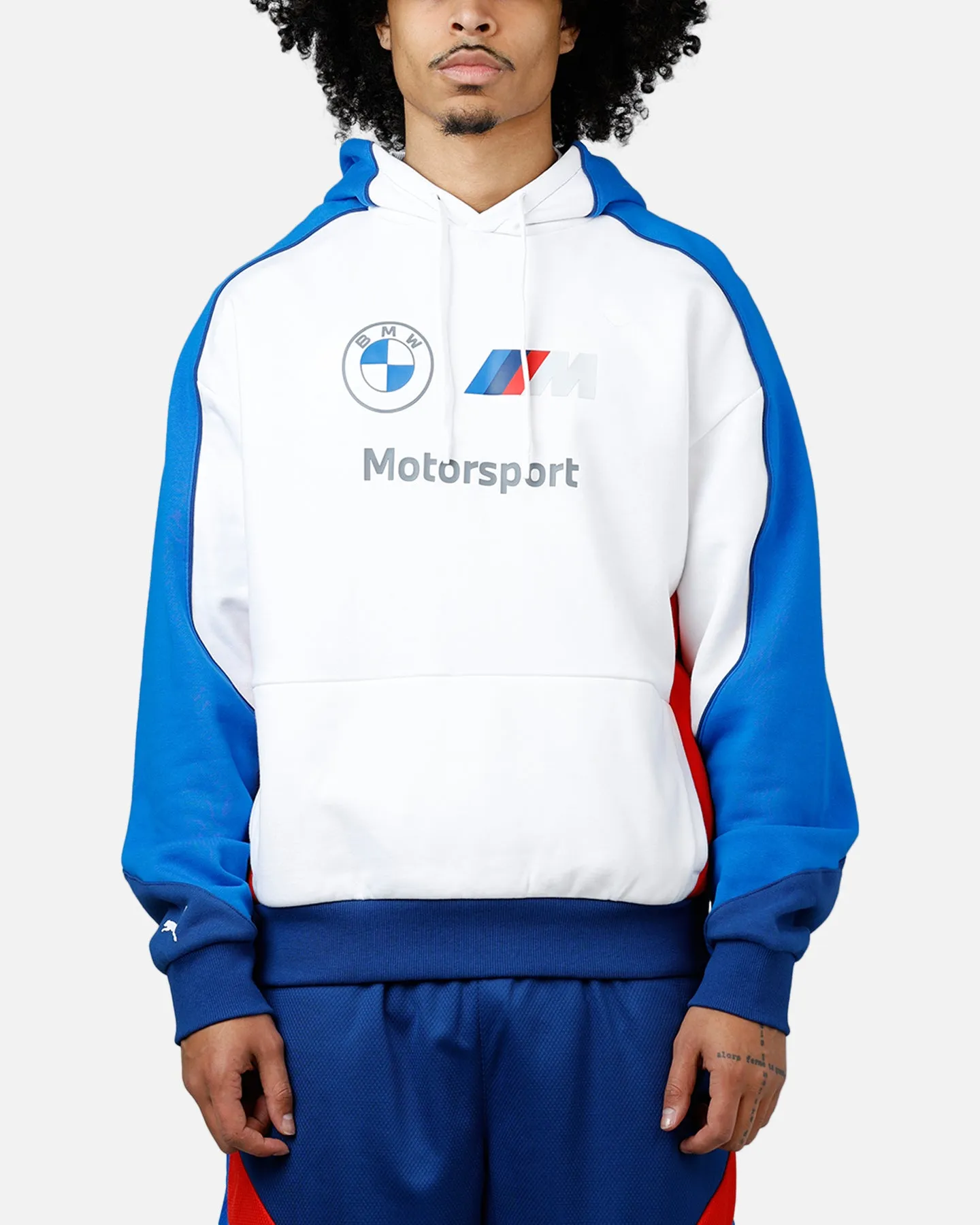 Puma X BMW MMS Hoodie White/Blue sold by Culture Kings