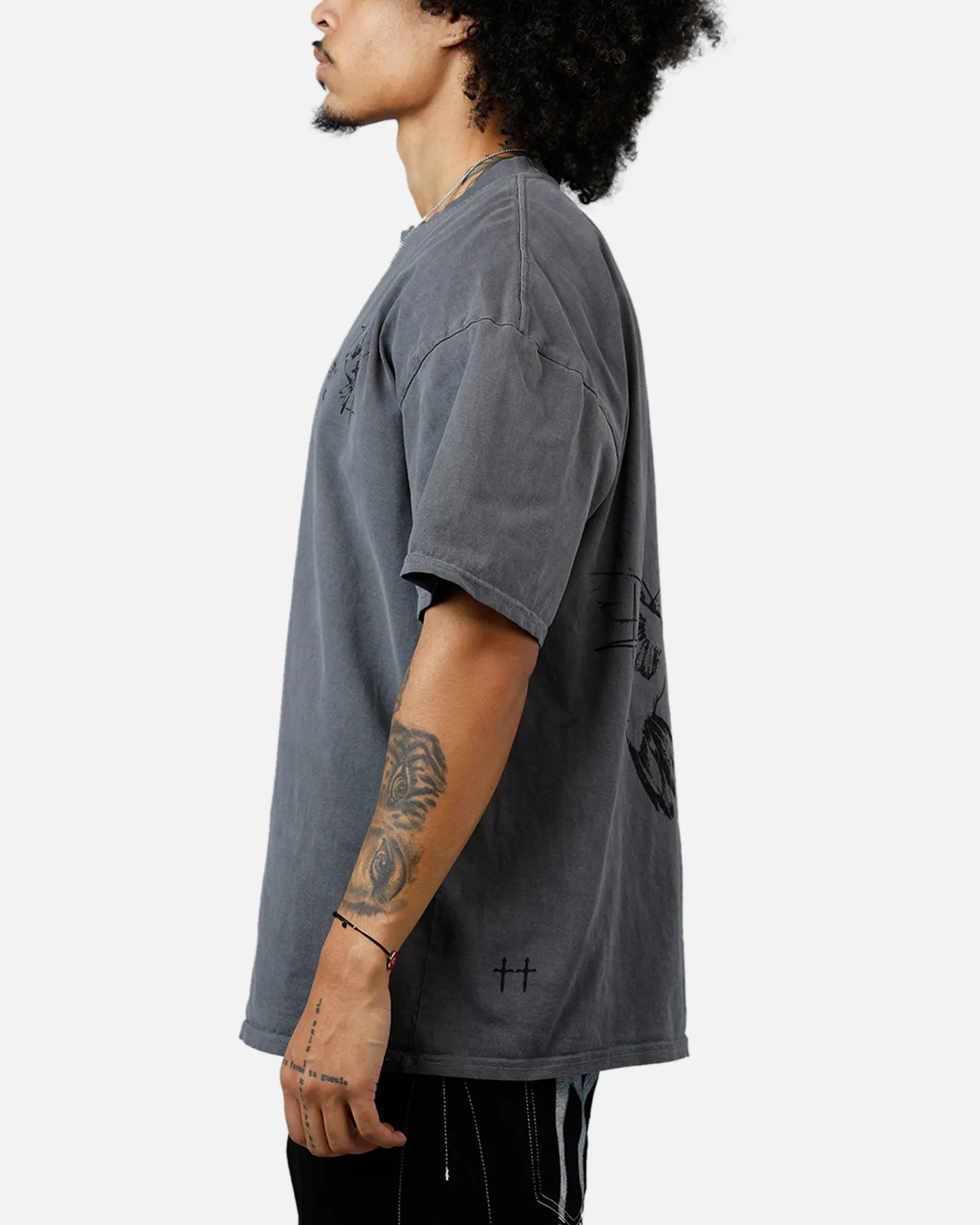 Saint Morta Destiny Rising T-Shirt Washed Charcoal sold by Culture Kings product image thumbnail 5