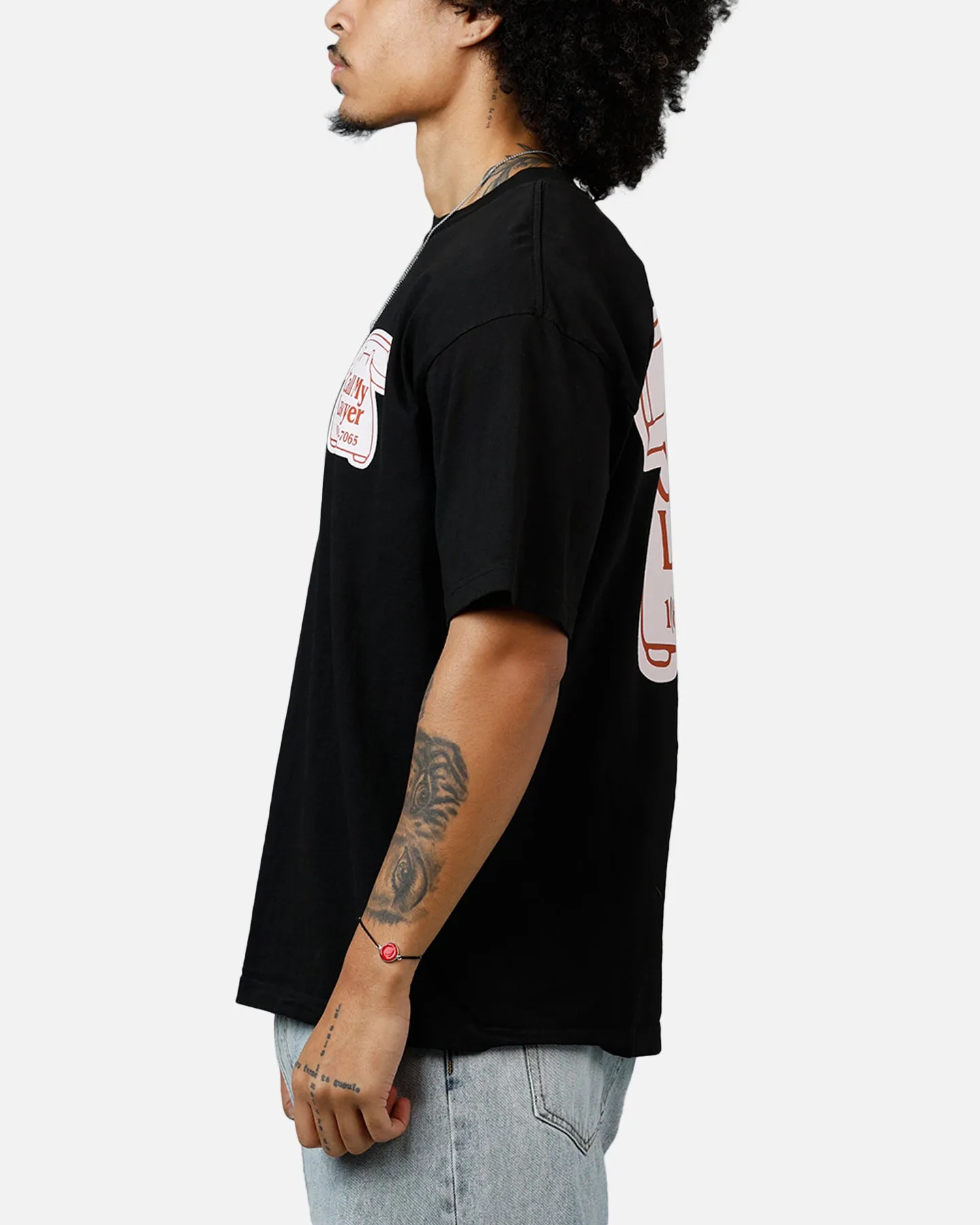 Market Call My Lawyer Magnet T-Shirt Washed Black sold by Culture Kings product image thumbnail 5