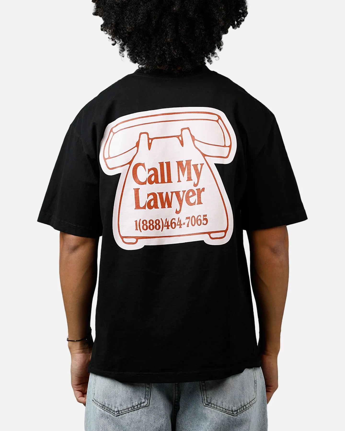 Market Call My Lawyer Magnet T-Shirt Washed Black sold by Culture Kings