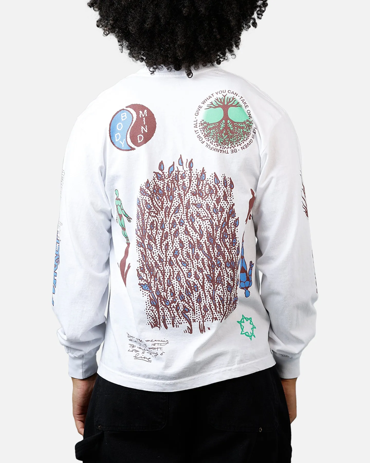 Market Peace Practice Long Sleeve T-Shirt White sold by Culture Kings product image thumbnail 2