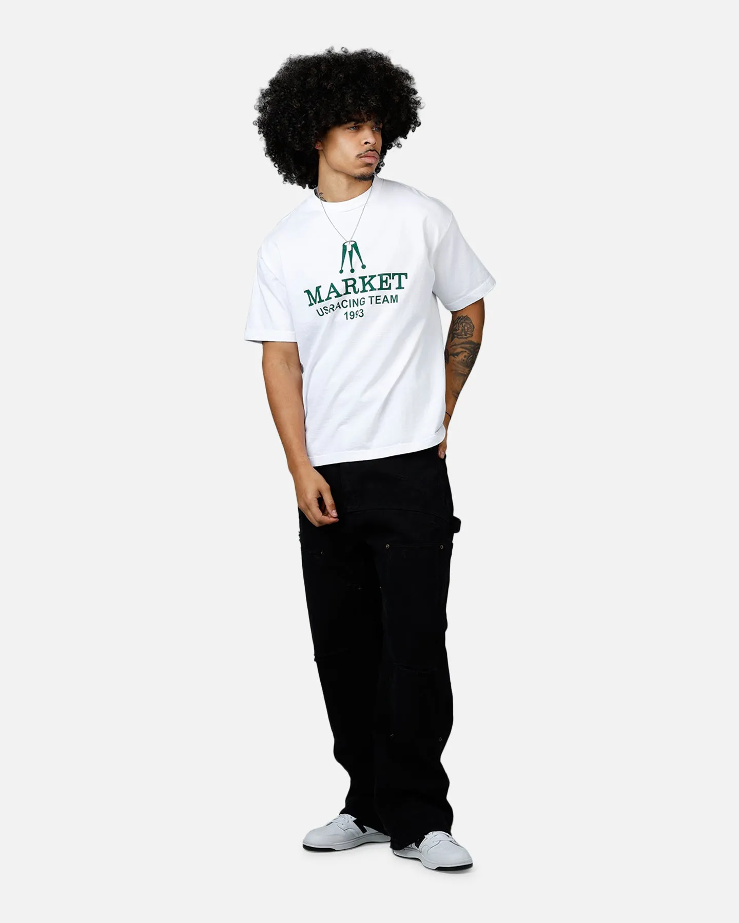 Market Relax Team Racing T-Shirt White sold by Culture Kings product image thumbnail 3