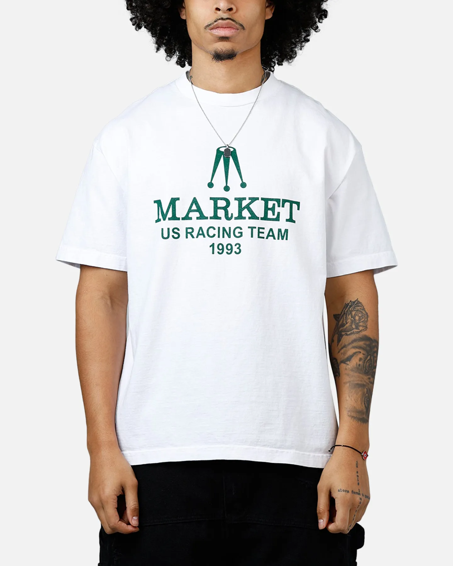 Market Relax Team Racing T-Shirt White sold by Culture Kings