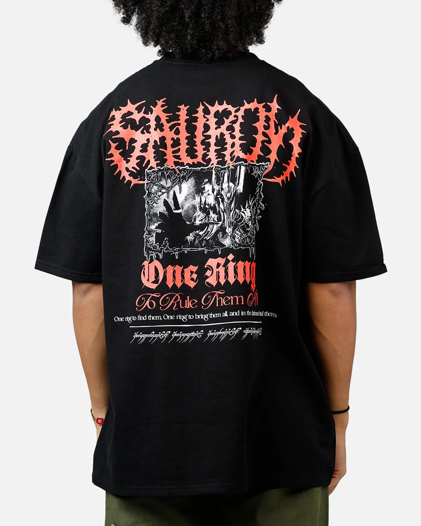 American Thrift X The Lord Of The Rings Sauron Heavyweight T-Shirt Black sold by Culture Kings product image thumbnail 2