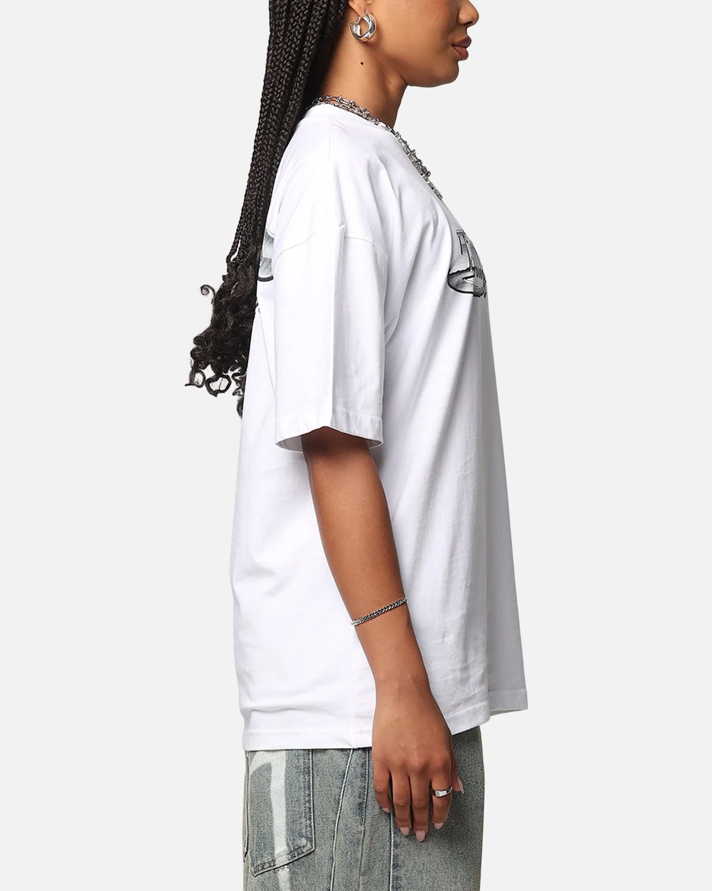 Loiter Chrome Logo T-Shirt White sold by Culture Kings product image thumbnail 5
