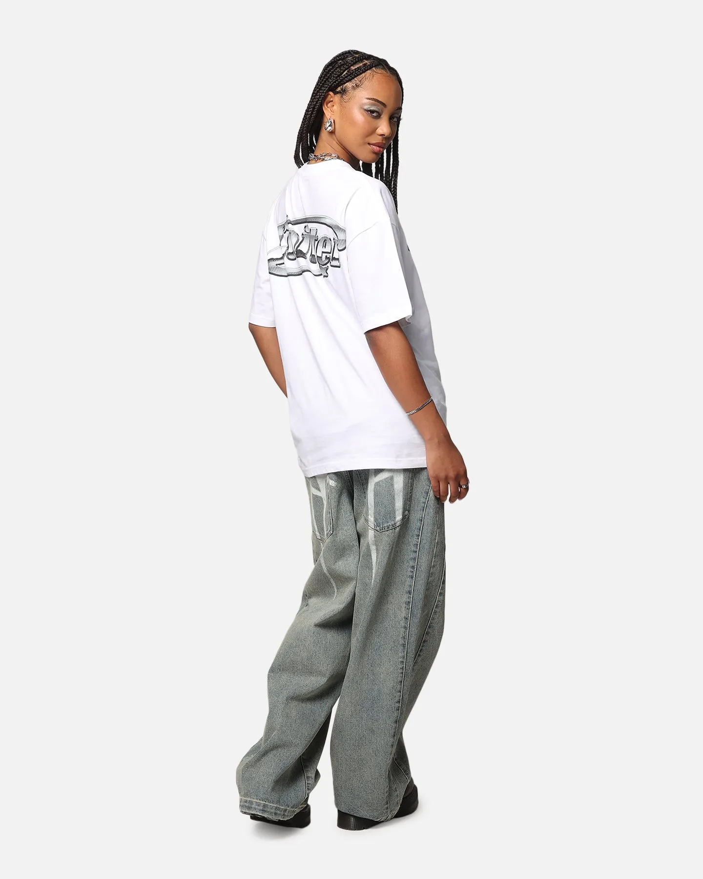 Loiter Chrome Logo T-Shirt White sold by Culture Kings product image thumbnail 4