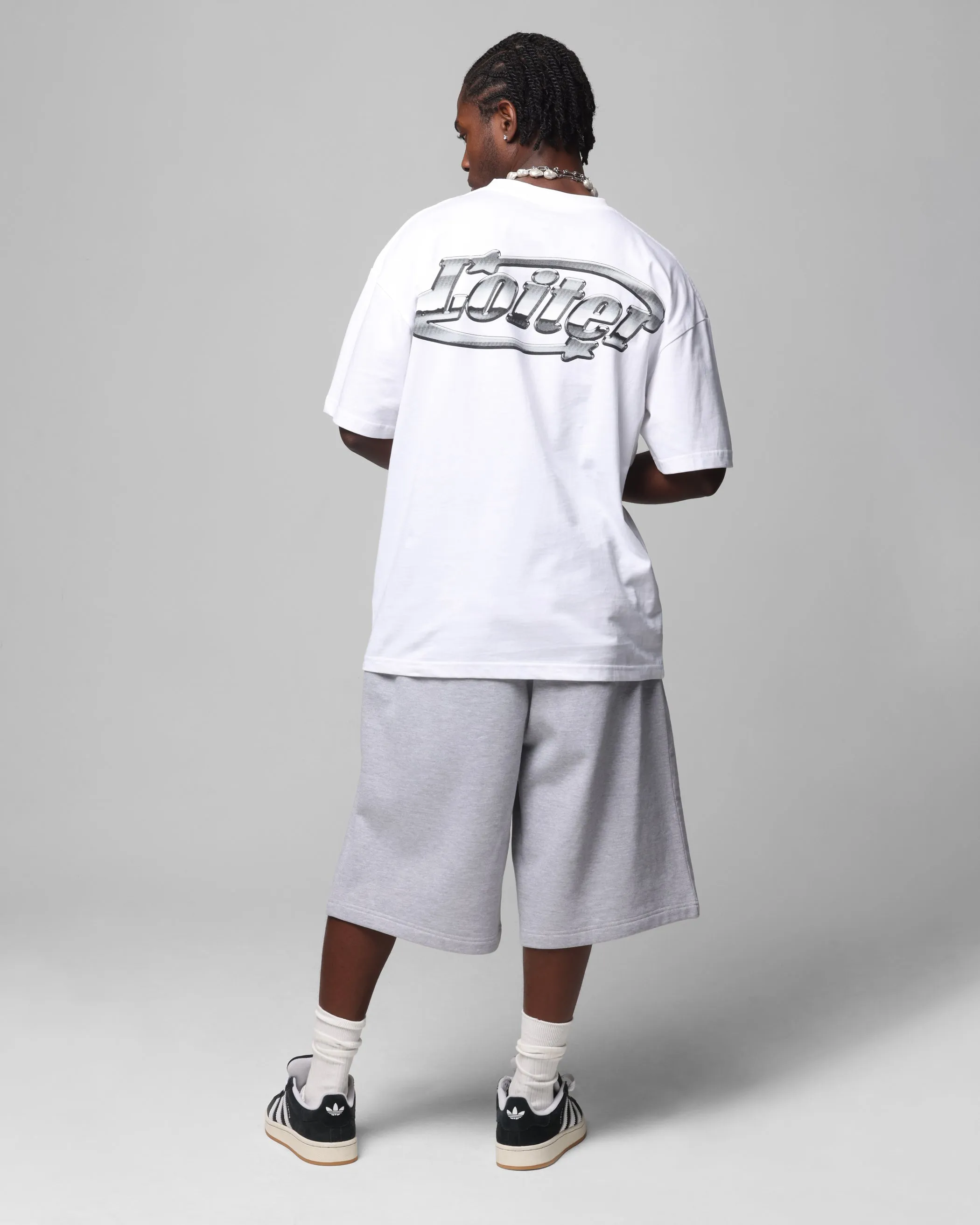Loiter Chrome Logo T-Shirt White sold by Culture Kings product image thumbnail 4