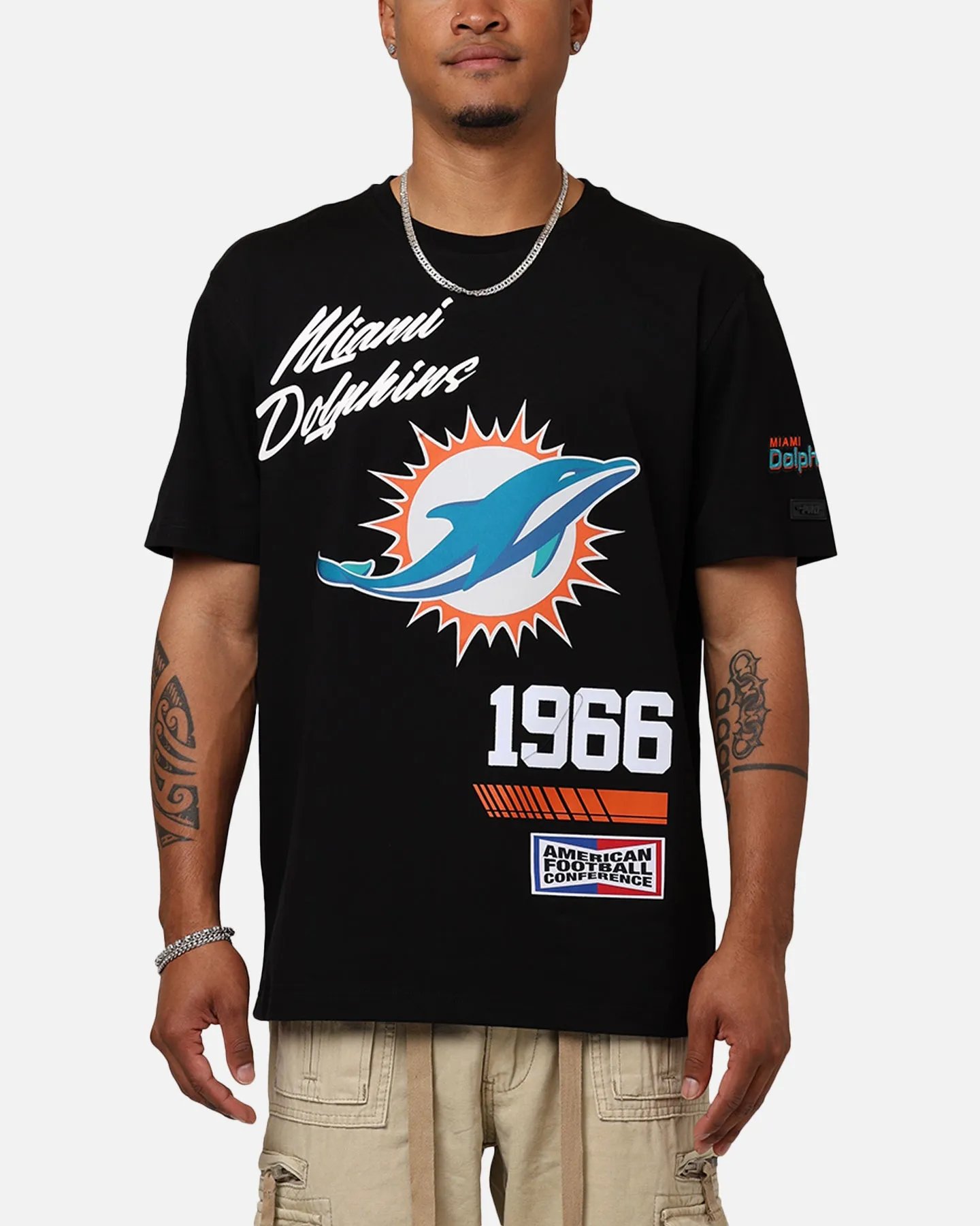Pro Standard Miami Dolphins Fast Lane T-Shirt Black sold by Culture Kings