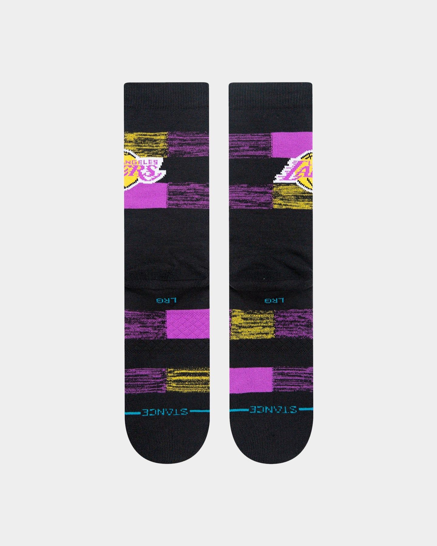 Stance X NBA Los Angeles Lakers Cryptic Socks Black sold by Culture Kings product image thumbnail 3