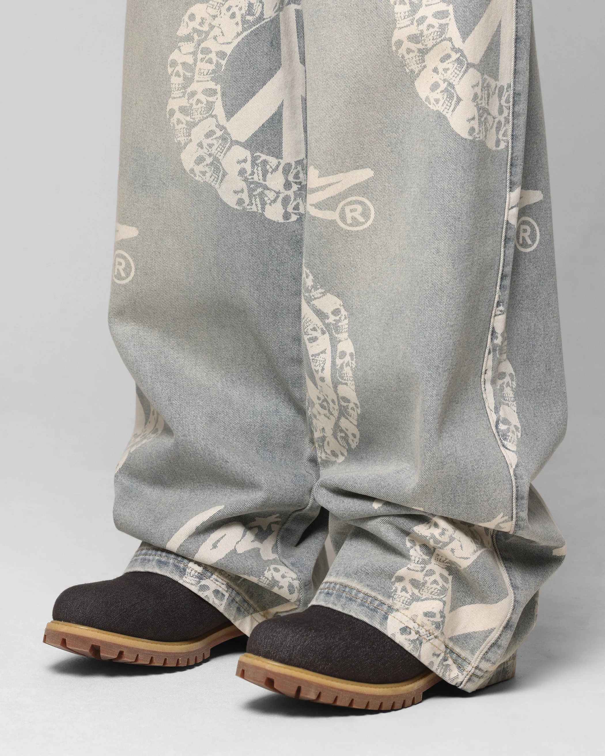 Loiter Peace Baggy Jeans Light Blue sold by Culture Kings product image thumbnail 3