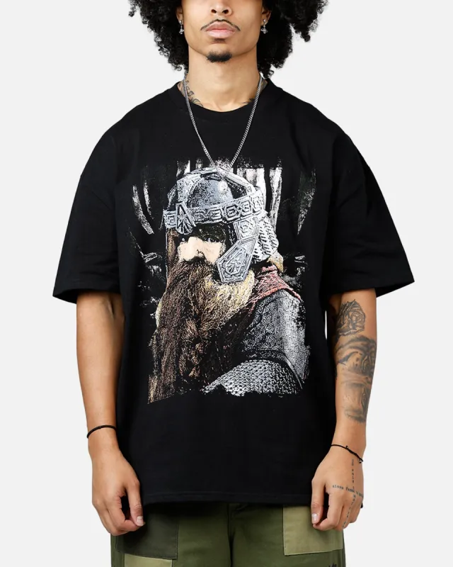 American Thrift X The Lord Of The Rings Gimli Heavyweight T-Shirt Black sold by Culture Kings