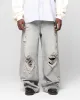 Loiter Star Layered Distressed Jeans Washed Blue sold by Culture Kings
