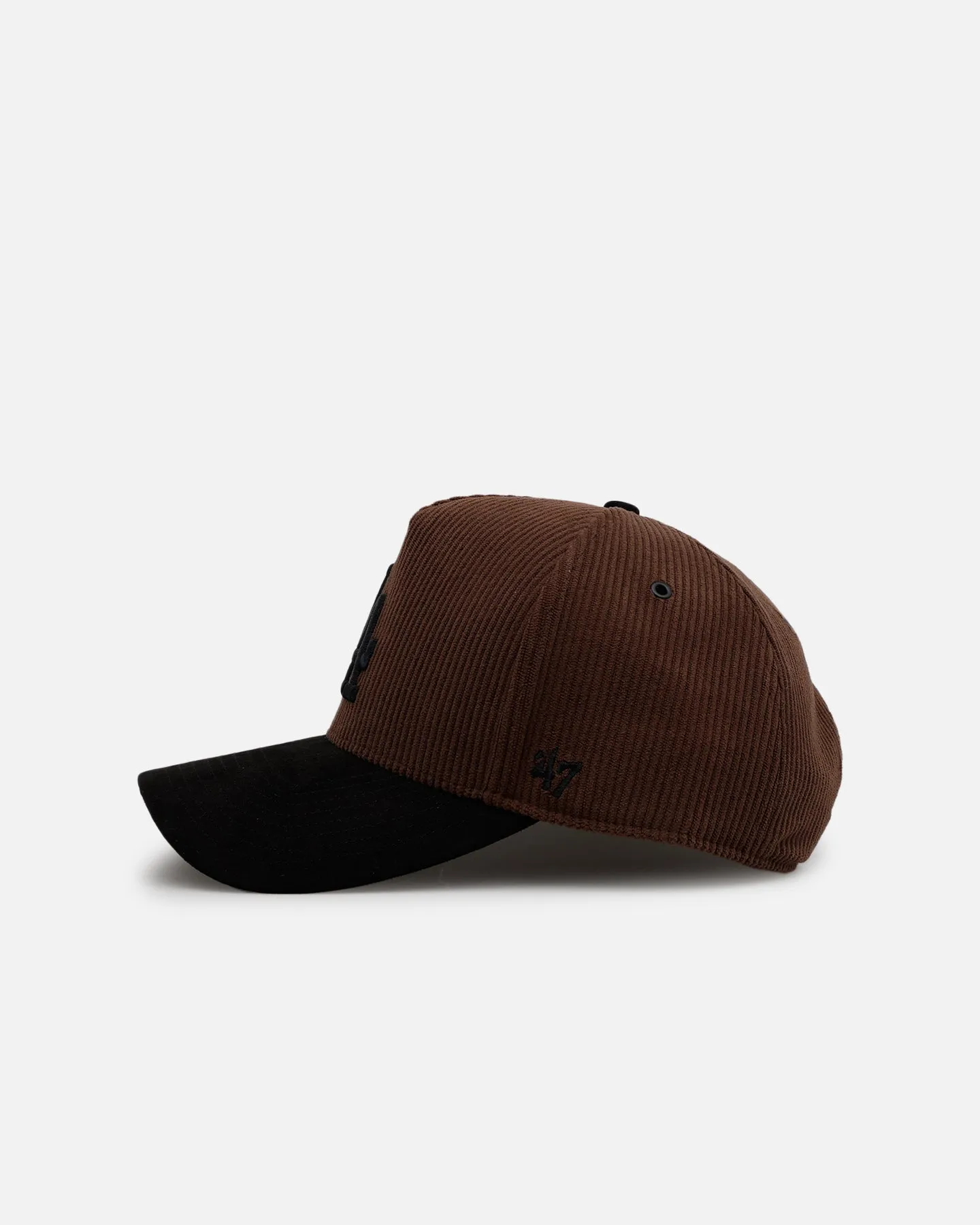 47 Brand Los Angeles Dodgers 'Barren' Offside DT Corduroy Snapback Brown/Black sold by Culture Kings product image thumbnail 5