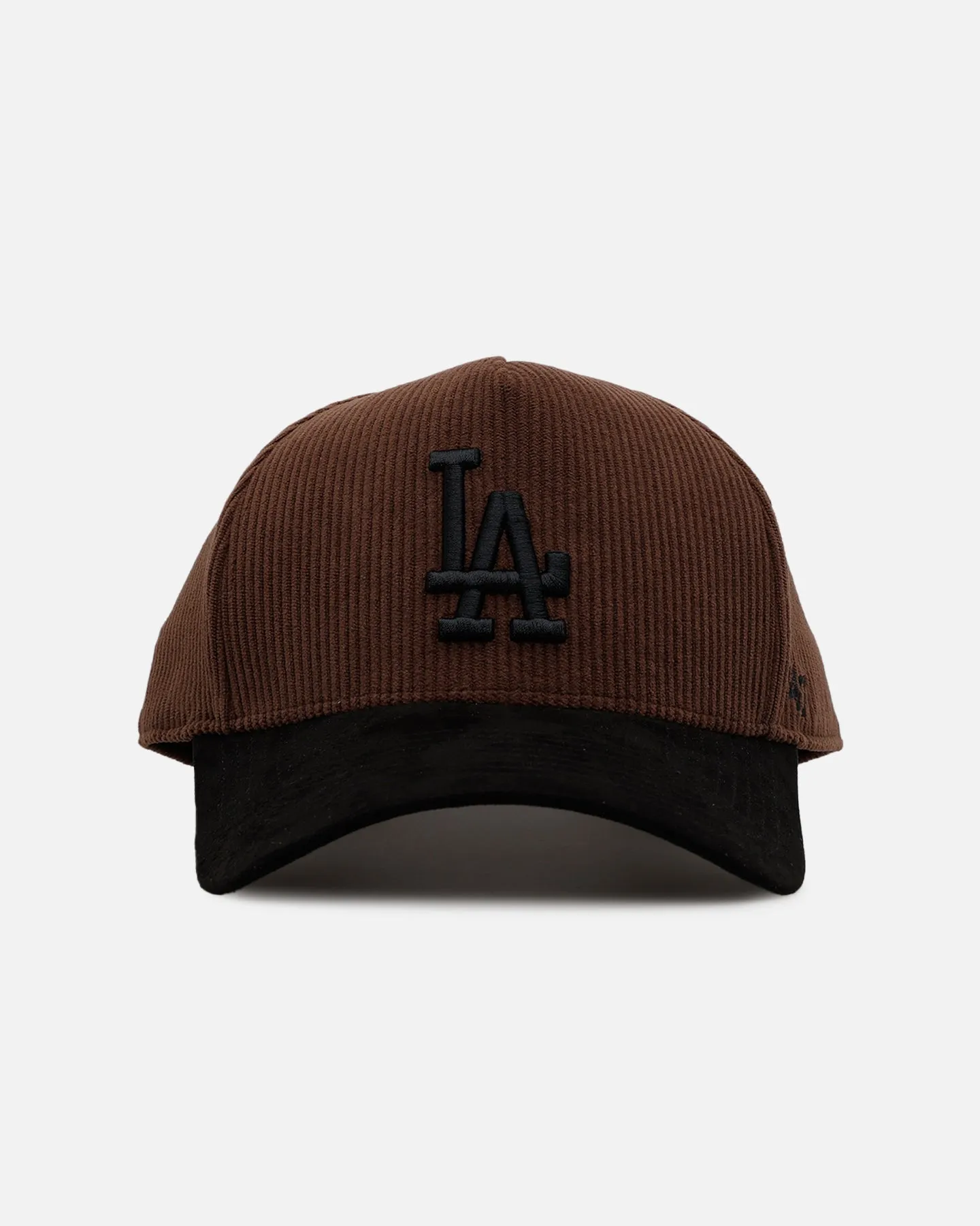 47 Brand Los Angeles Dodgers 'Barren' Offside DT Corduroy Snapback Brown/Black sold by Culture Kings
