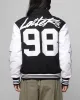 Loiter Vice City Varsity Jacket Black/White sold by Culture Kings