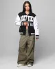 Loiter Vice City Varsity Jacket Black/White sold by Culture Kings