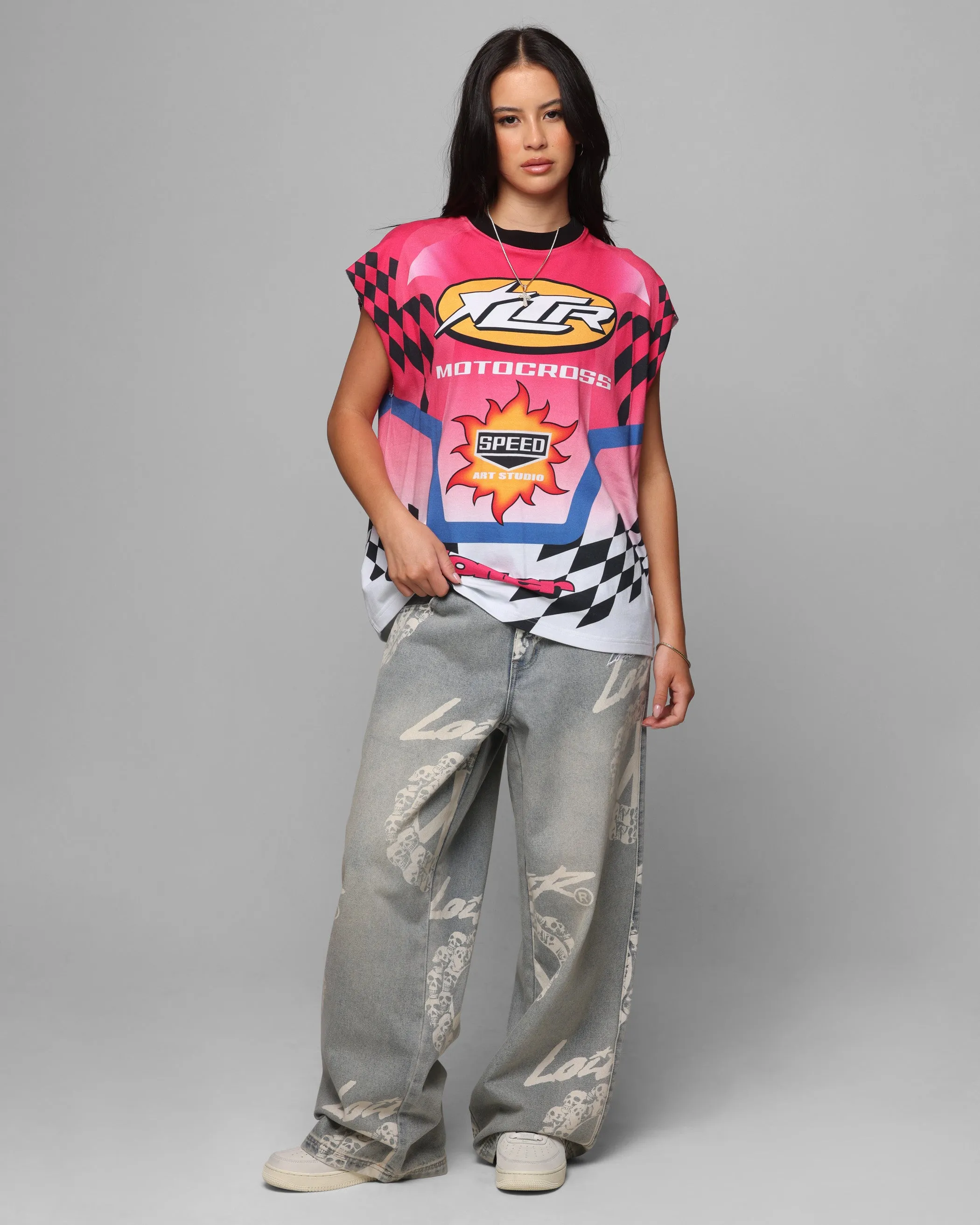 Loiter Peace Baggy Jeans Light Blue sold by Culture Kings product image thumbnail 2