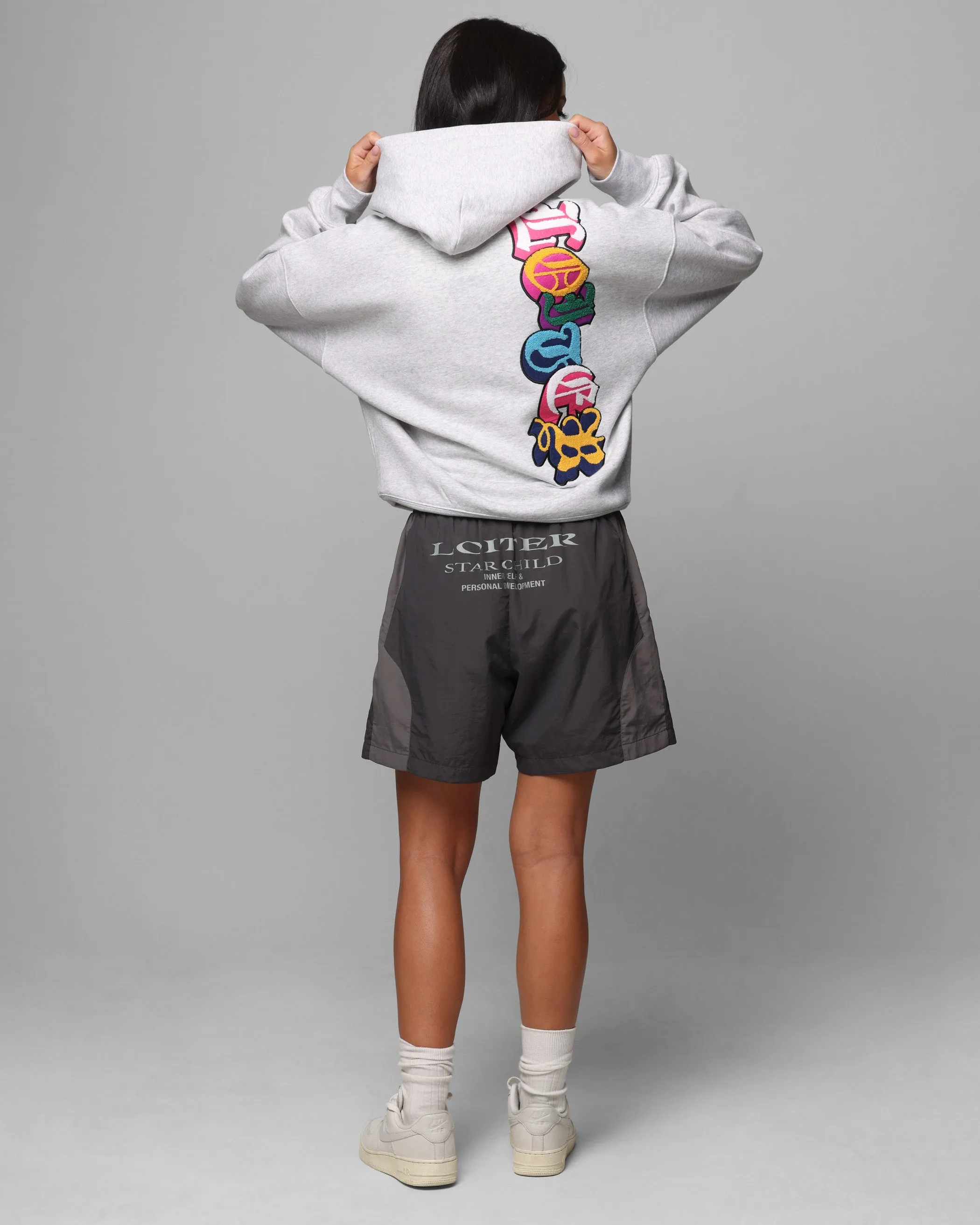 Loiter Chenille Premium Hoodie Grey Marle sold by Culture Kings product image thumbnail 2