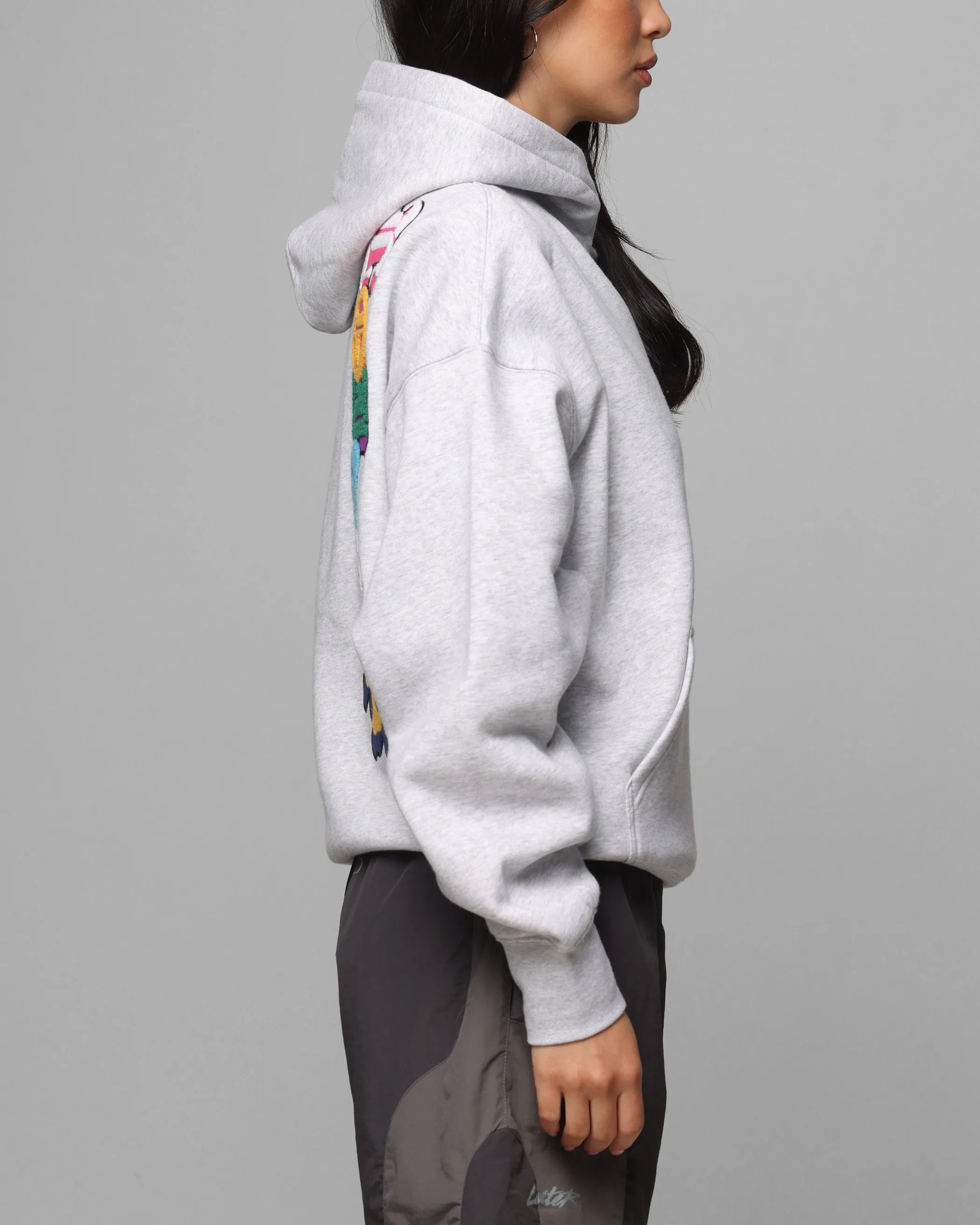 Loiter Chenille Premium Hoodie Grey Marle sold by Culture Kings product image thumbnail 4