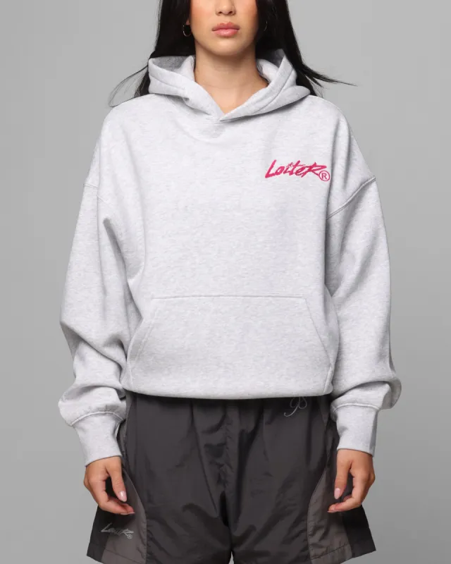 Loiter Chenille Premium Hoodie Grey Marle sold by Culture Kings