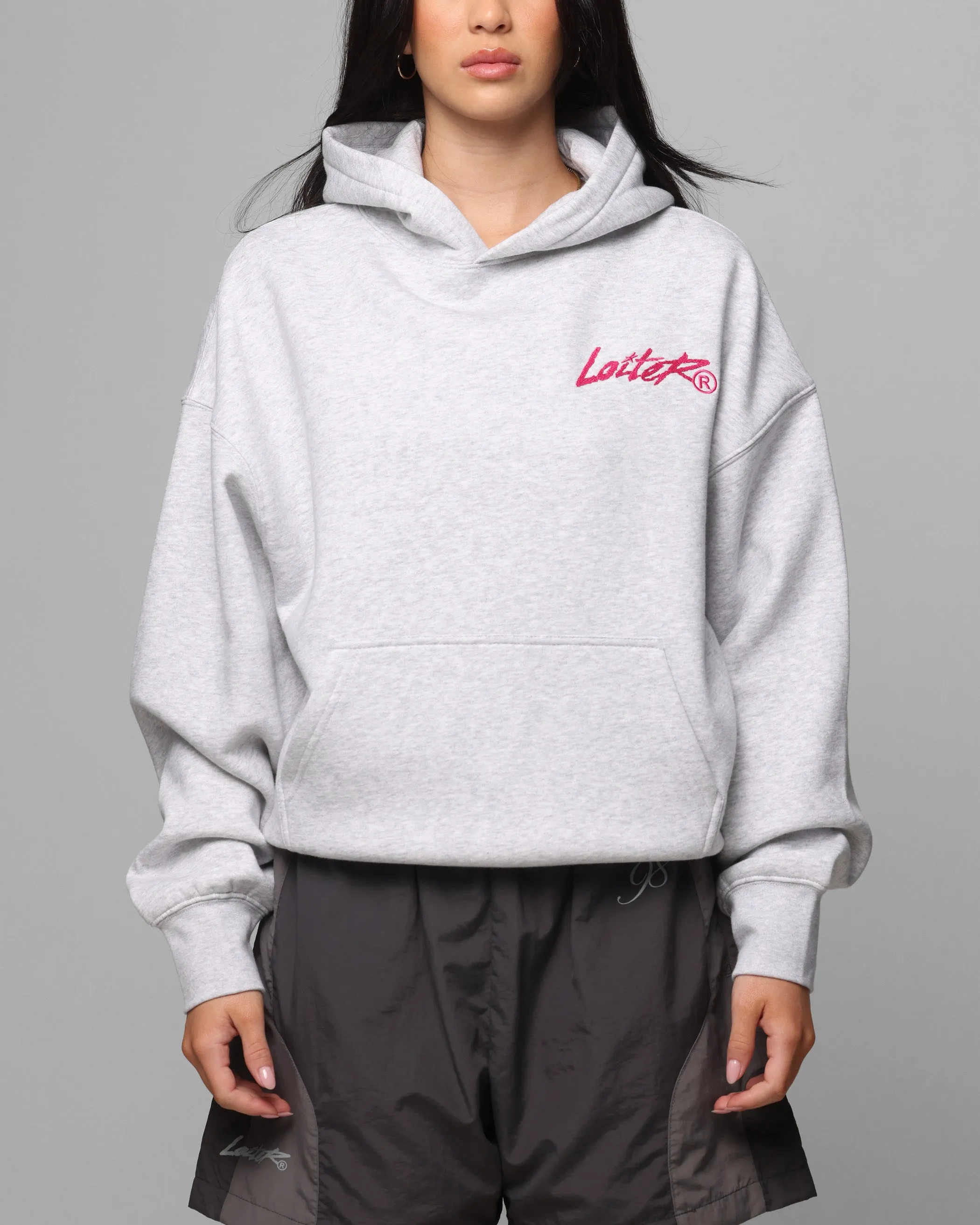 Loiter Chenille Premium Hoodie Grey Marle sold by Culture Kings