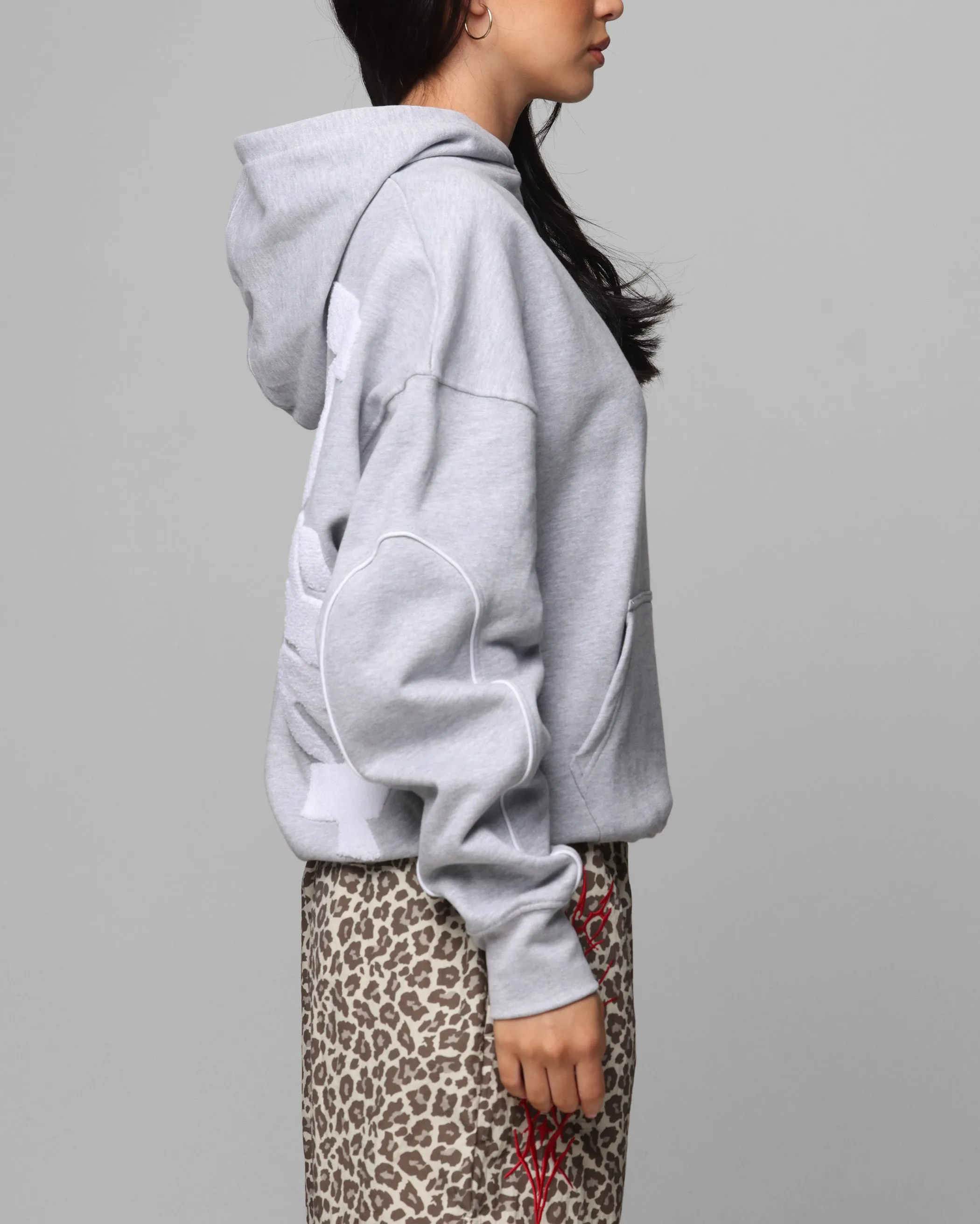 Loiter Pin Line Premium Hoodie Grey Marle sold by Culture Kings product image thumbnail 4