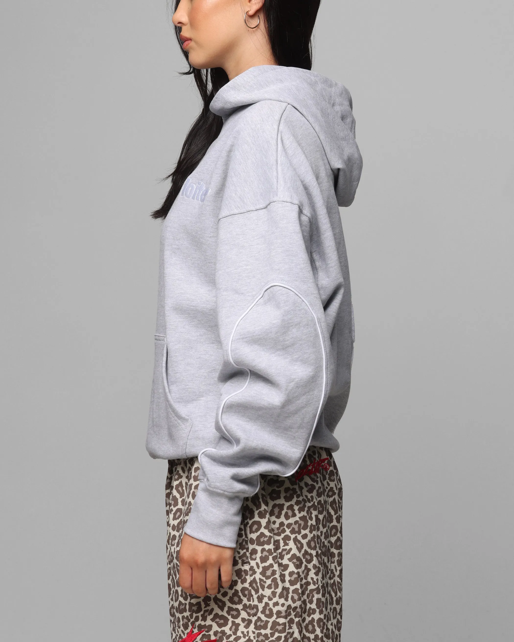 Loiter Pin Line Premium Hoodie Grey Marle sold by Culture Kings product image thumbnail 5