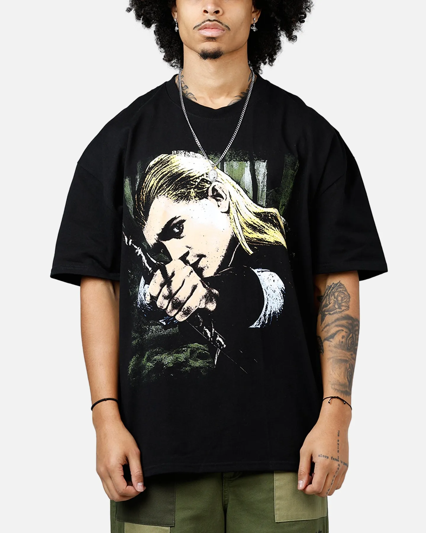 American Thrift X The Lord Of The Rings Legolas Heavyweight T-Shirt Black sold by Culture Kings