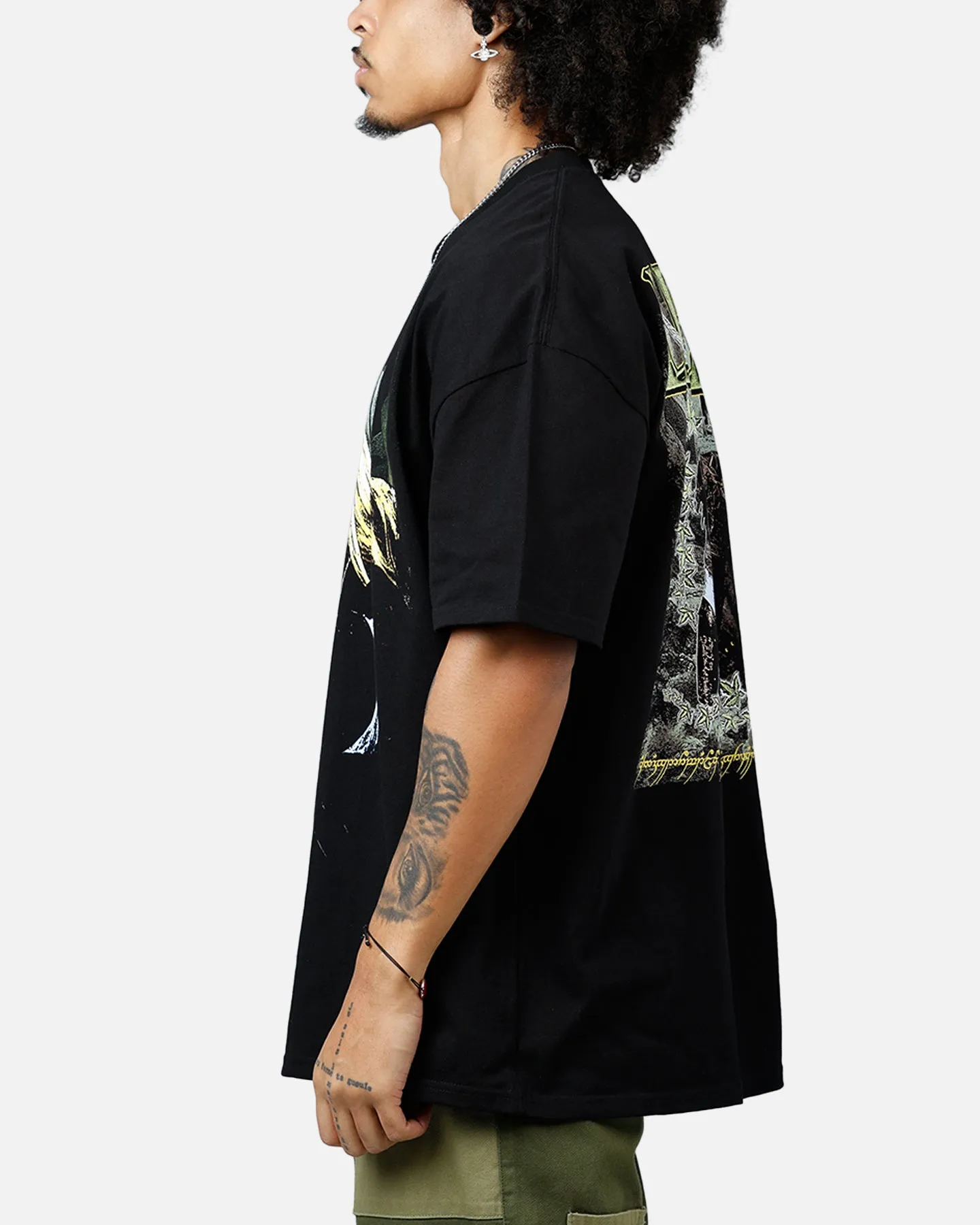 American Thrift X The Lord Of The Rings Legolas Heavyweight T-Shirt Black sold by Culture Kings product image thumbnail 5