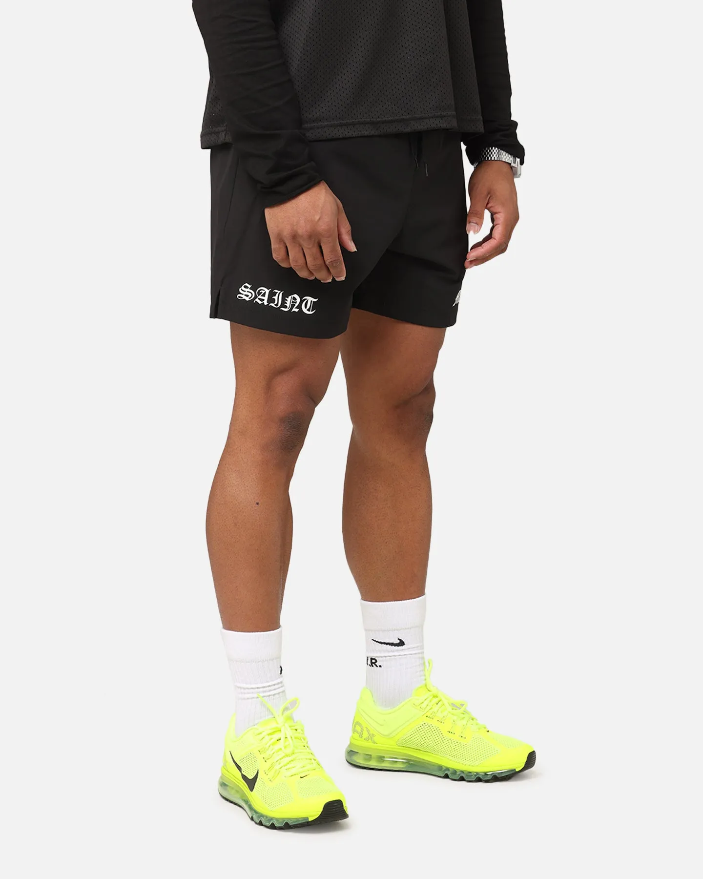 Saint Morta Gothic Training Shorts Black sold by Culture Kings product image thumbnail 5