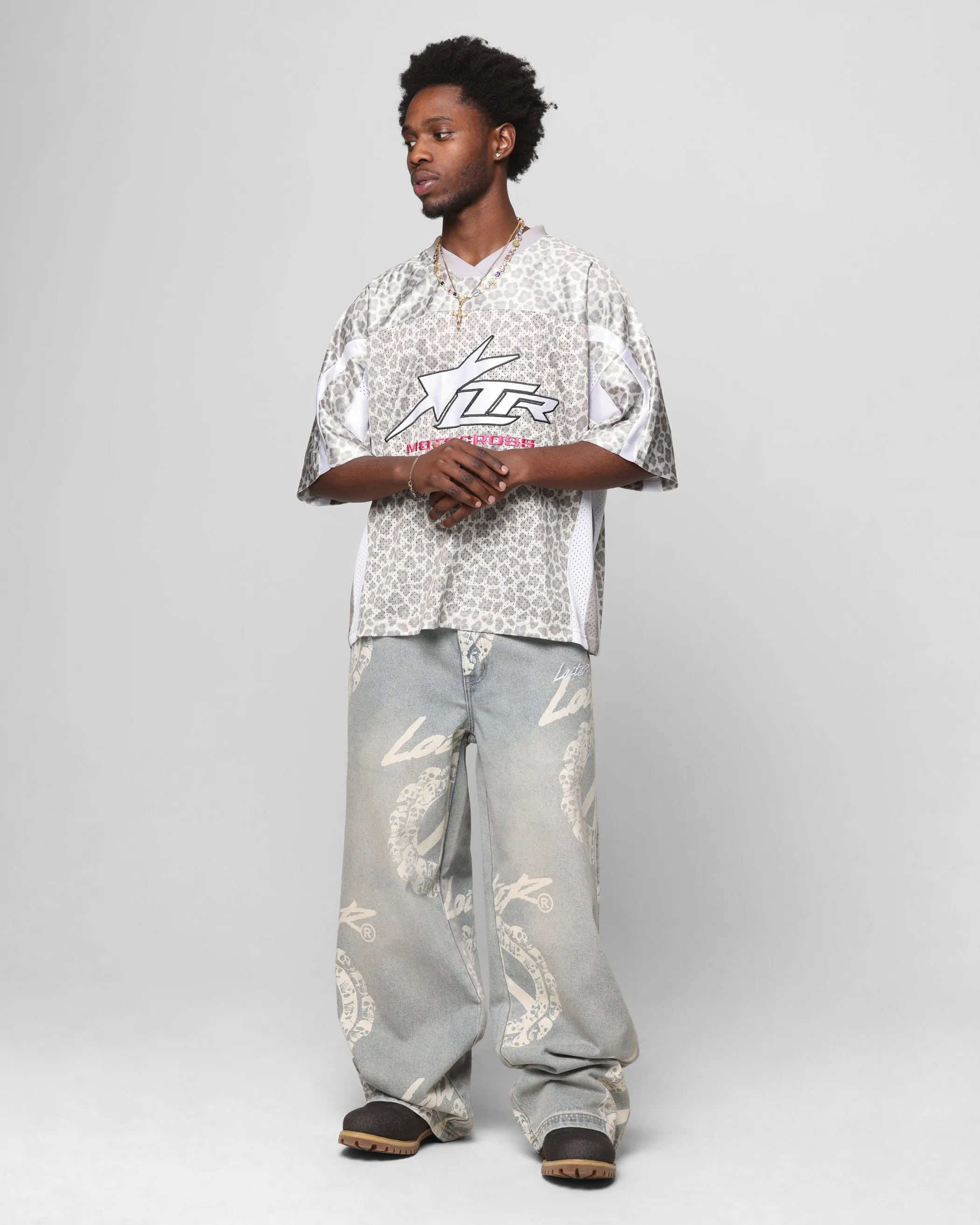 Loiter Peace Baggy Jeans Light Blue sold by Culture Kings product image thumbnail 2